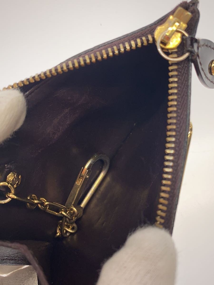 Louis Vuitton Louis Vuitton Monogram Vernis Pochette Cle NM Bordeaux Size ONE SIZE - 4 Thumbnail