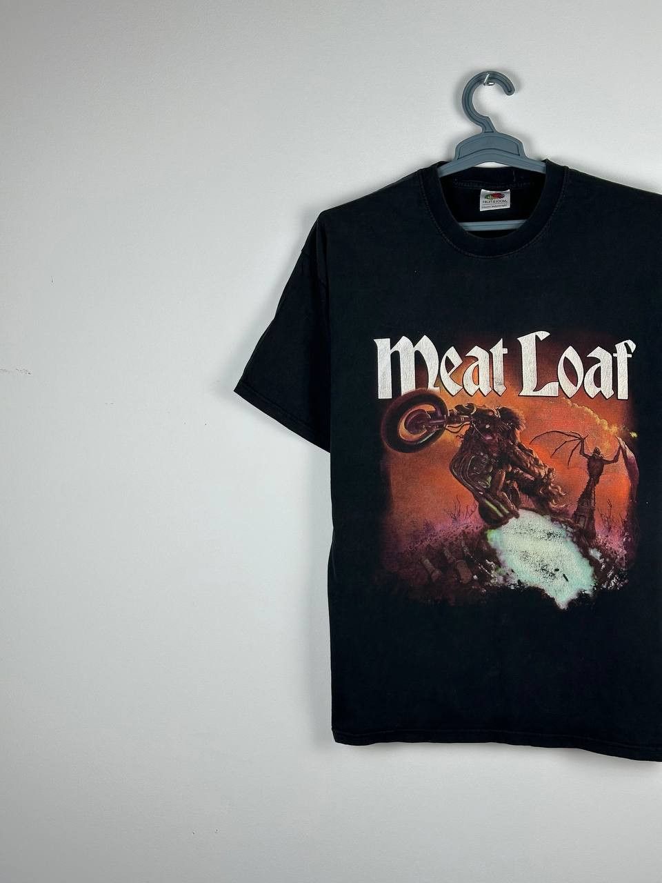 Band Tees × Vintage Vintage 2003 Meat Loaf Heavy Metal Band Tee Faded Size US L / EU 52-54 / 3 - 2 Thumbnail