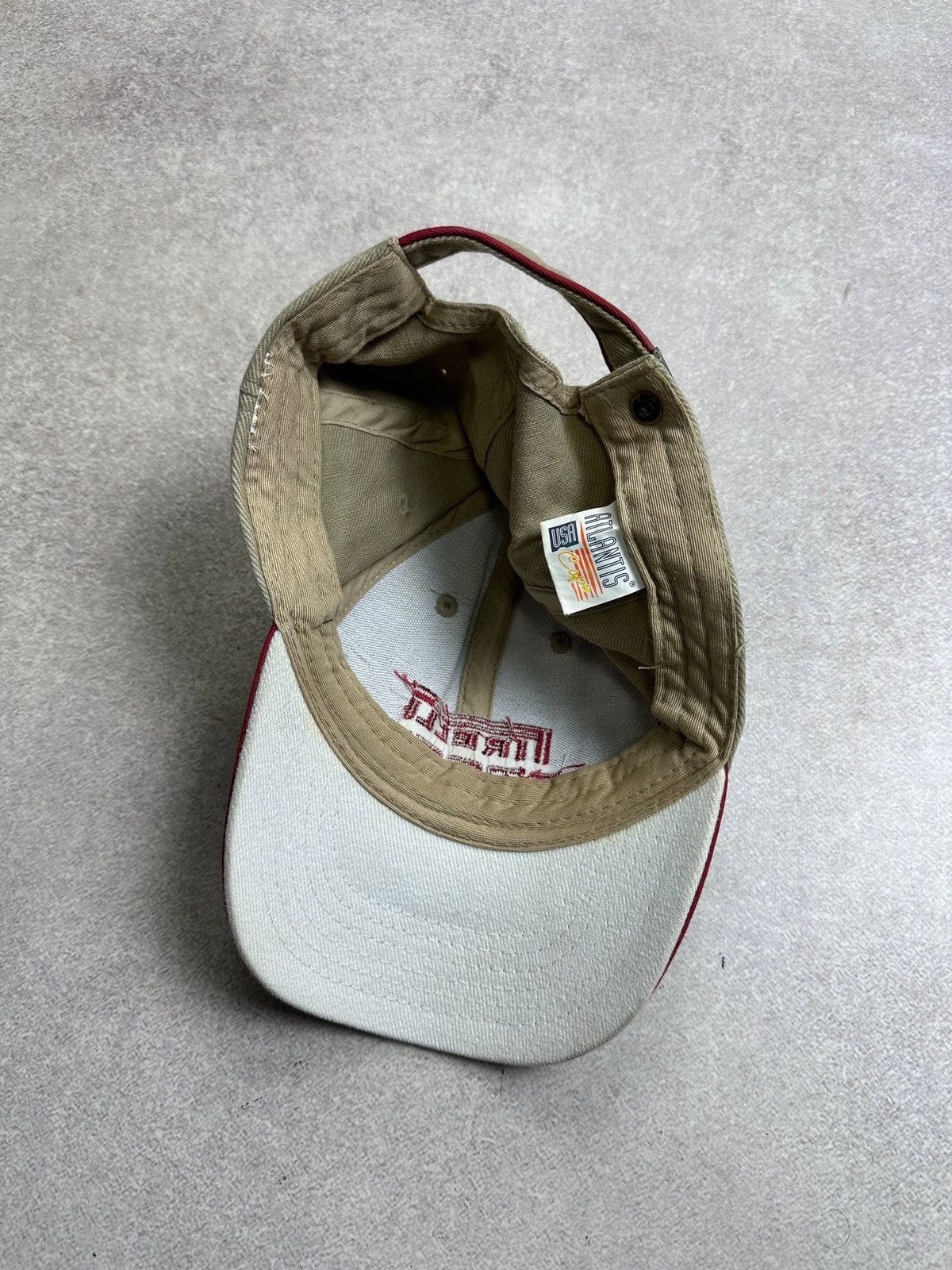 Porsche Design Vintage 90s Porsche Firelli Y2K Racing Cap Os Size ONE SIZE - 4 Thumbnail