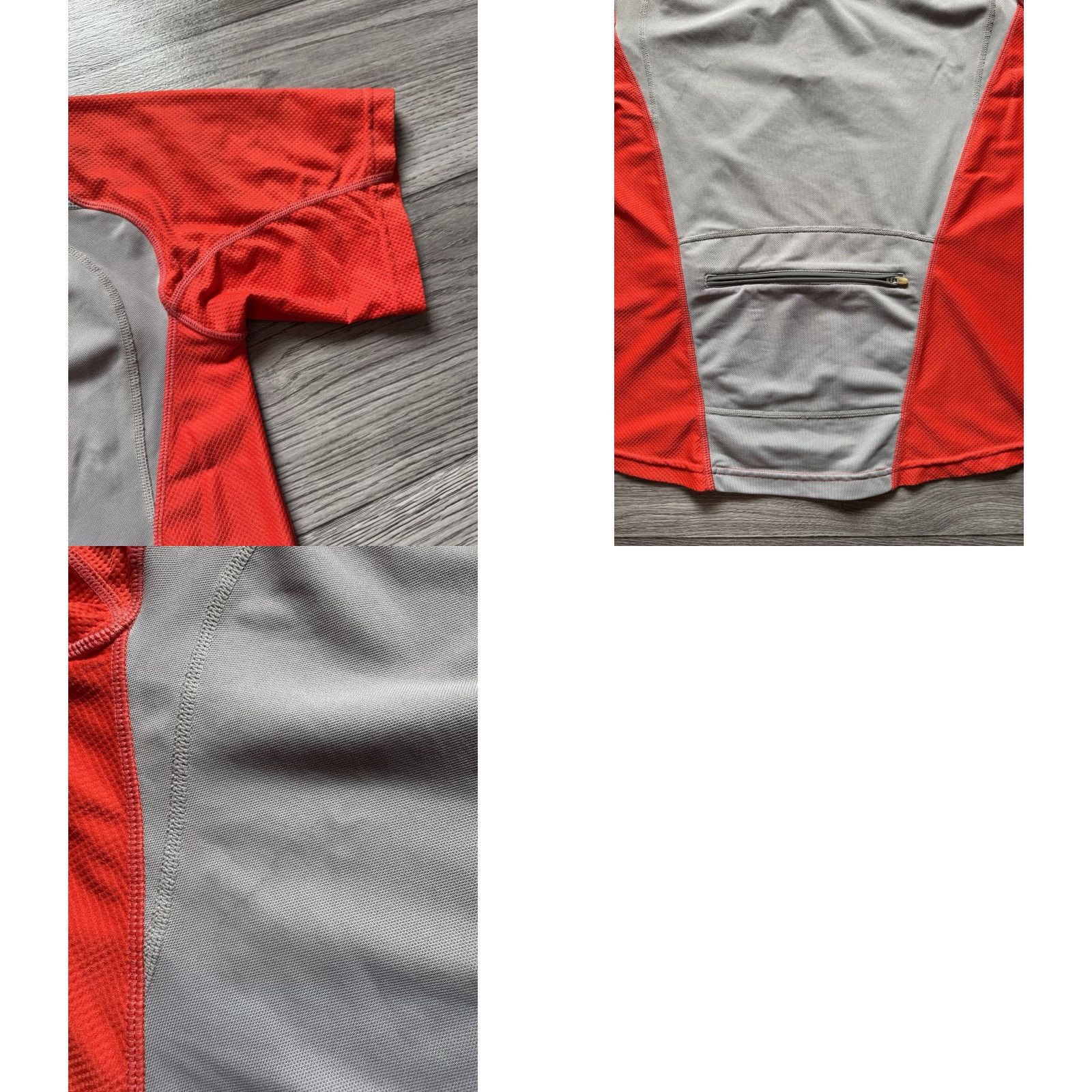 Nike Nike 2000’s Cycling Running Jersey Shirt 1/2 ZIP Red/Gray M Mens Vintage Embroidered Logo Shirt Size US M / EU 48-50 / 2 - 10 Thumbnail