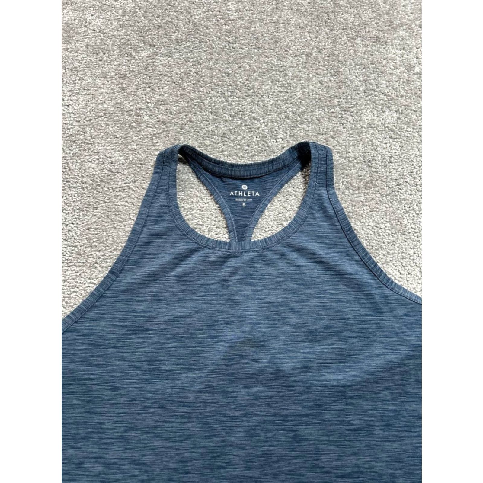 Athleta Athleta Transcend Racerback Tank Top Womens Small Gray Stretch Yoga Shirt Size S / US 4 / IT 40 - 3 Thumbnail