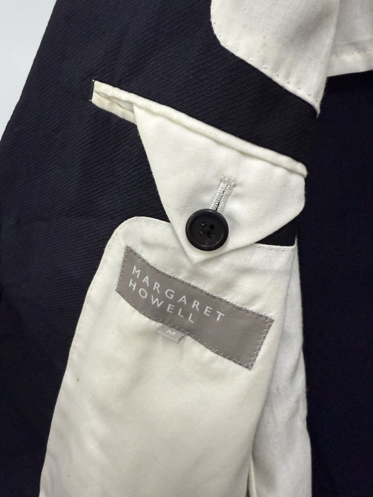 Margaret Howell 🔥 Margaret Howell Japan Dark Blue Slim Blazer Jacket - M Size US S / EU 44-46 / 1 - 7 Thumbnail