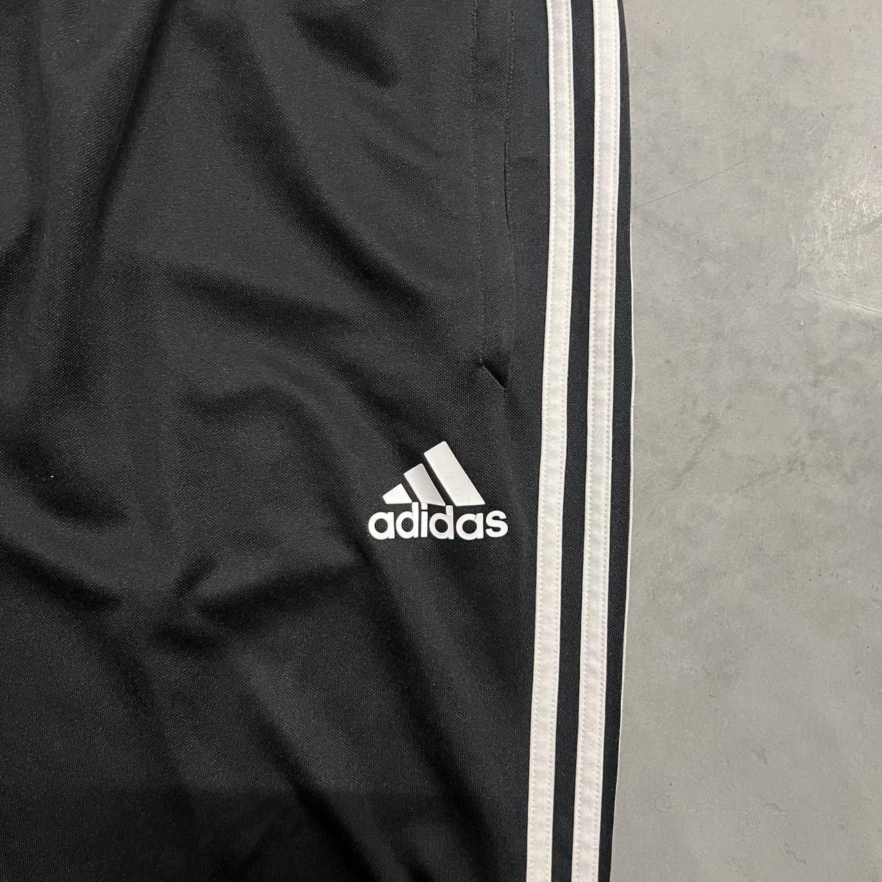 Adidas × Vintage Crazy VintageY2K Adidas Track pants sweatpants with leg zip! Size US 34 / EU 50 - 2 Thumbnail