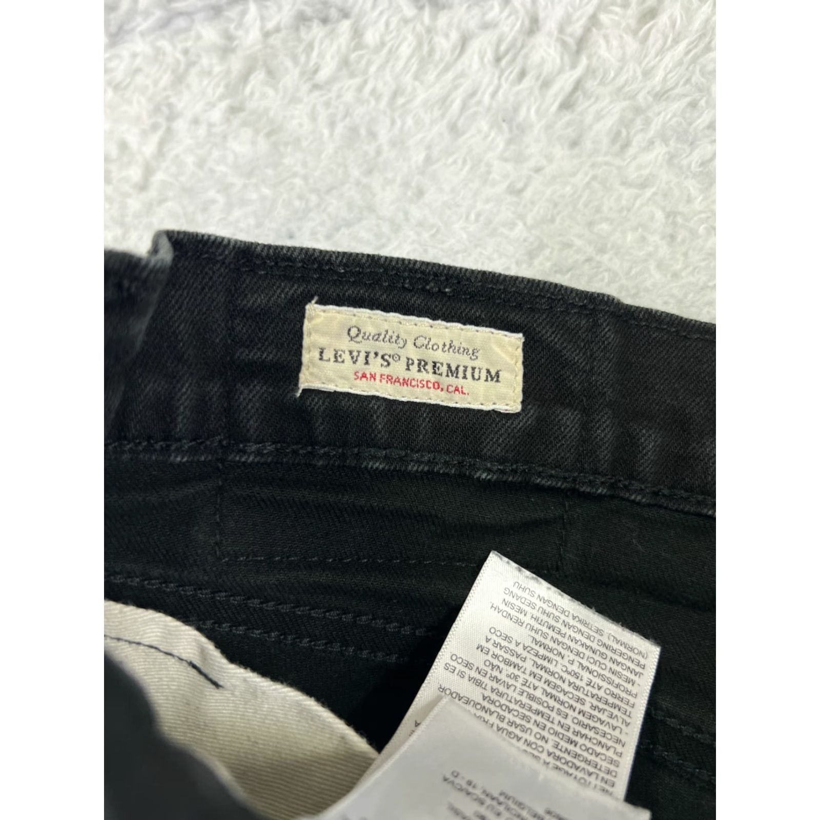 Levi's Levi's Jeans Adult 34 Black Denim 511 Cotton Blend Premium Light 29x34 Slim Straight 5-Pocket Men Mens Denim Jeans Size US 34 / EU 50 - 6 Thumbnail