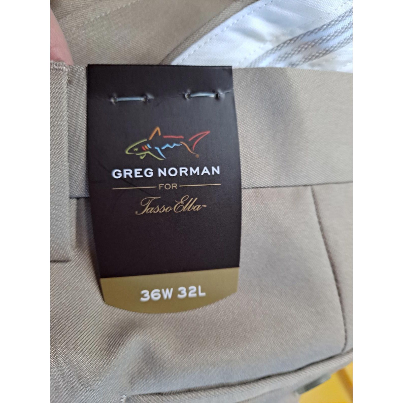 Greg Norman New Greg Norman Tasso Elba Moisture Wicking Washed Khaki Pan Size US 36 / EU 52 - 6 Thumbnail