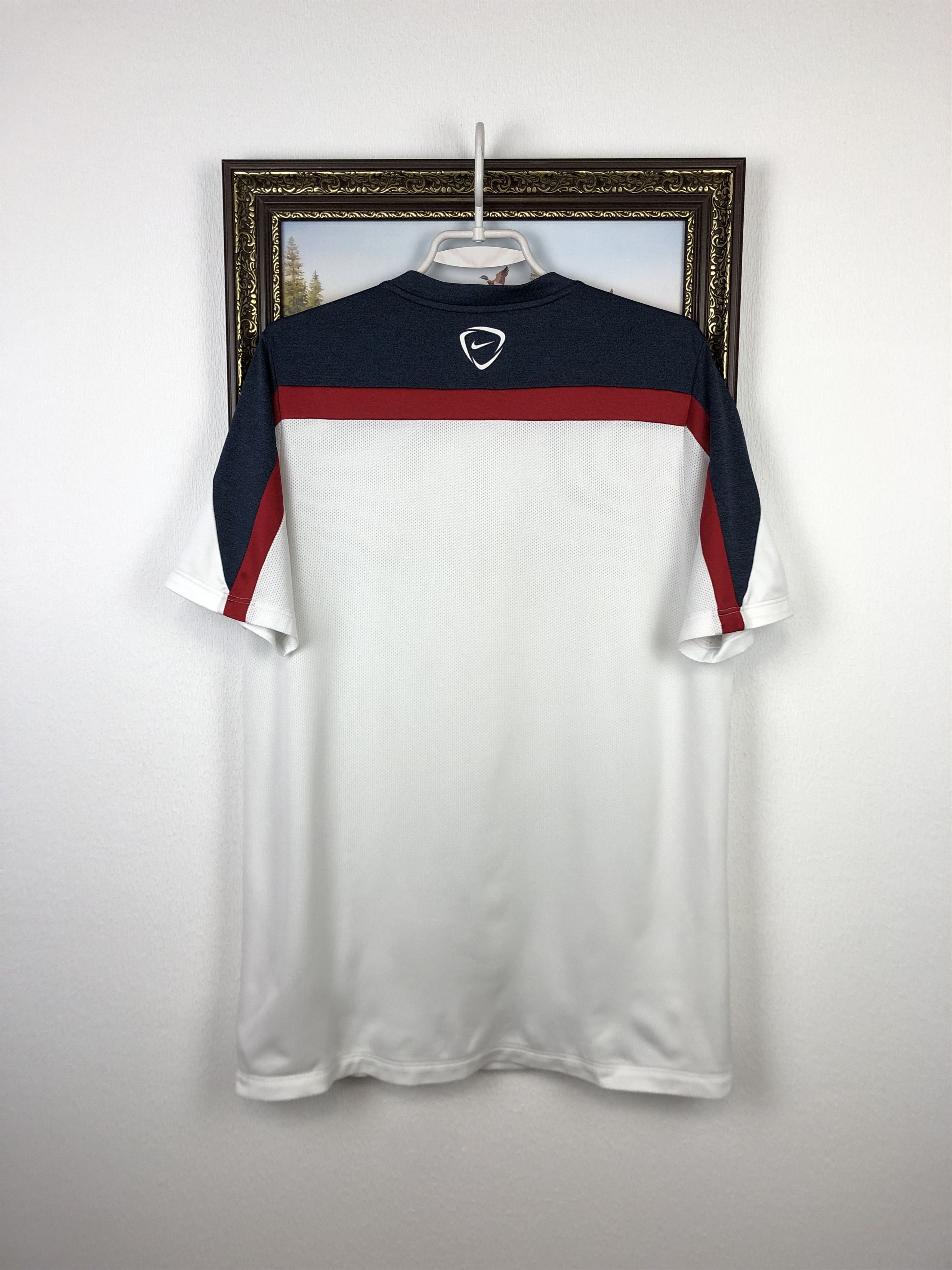 Nike France 2015 Nike Training Shirt Soccer White Jersey Tee Size US XL / EU 56 / 4 - 13 Thumbnail