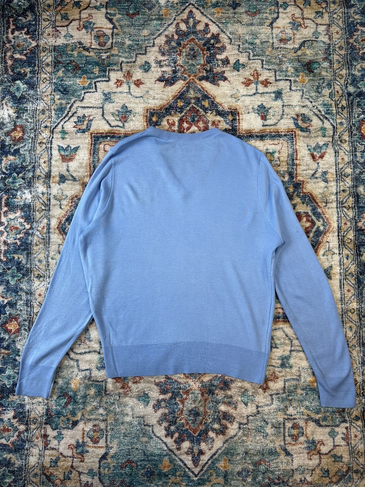 Vintage Vintage Royal Canadian Air Force Crest V-Neck Sweater Size US L / EU 52-54 / 3 - 2 Thumbnail