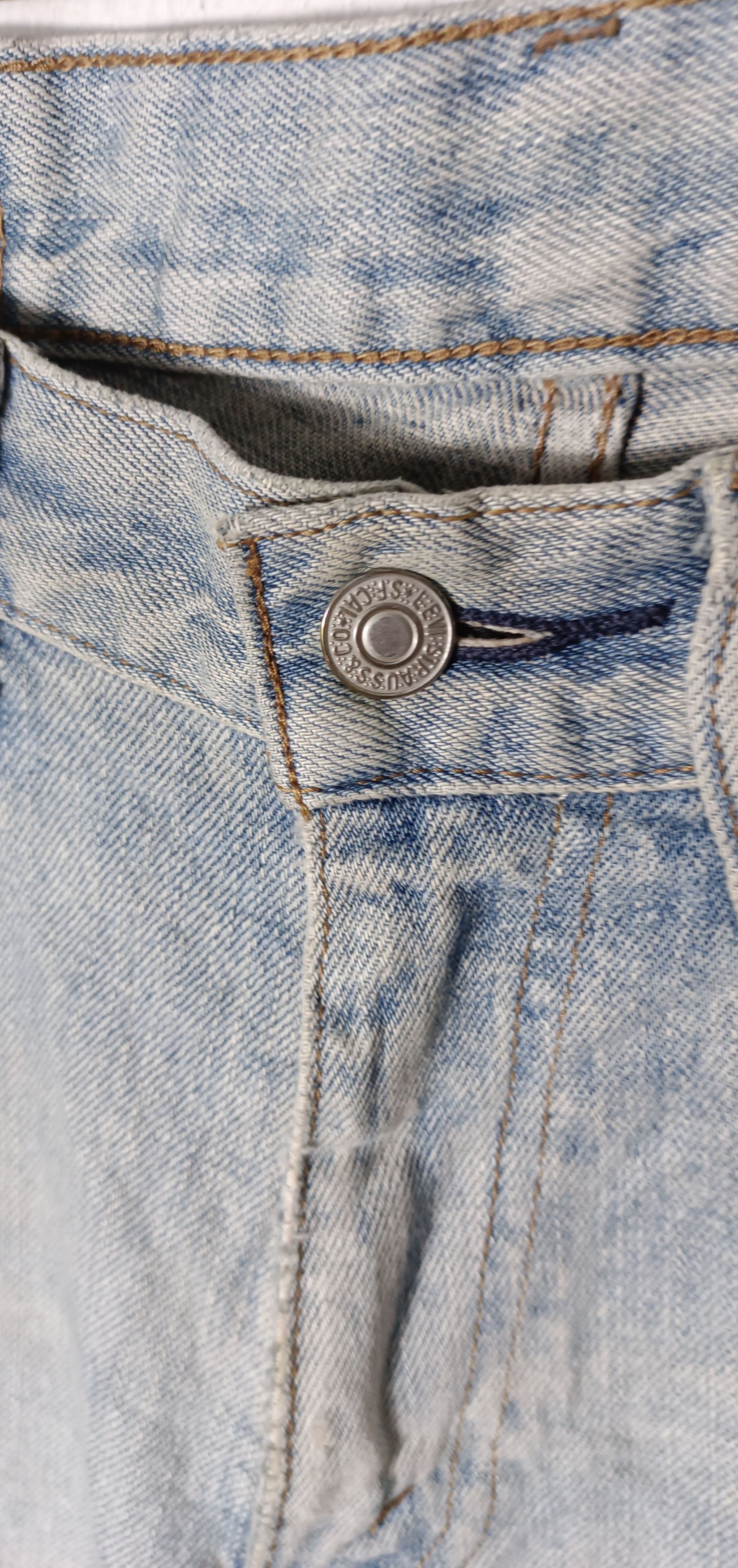 Le Grande Bleu (L.G.B.) × Levi's × Levi's Vintage Clothing Vintage💥 Levi's 533 button C72 single (R) Distressed Size US 32 / EU 48 - 9 Thumbnail