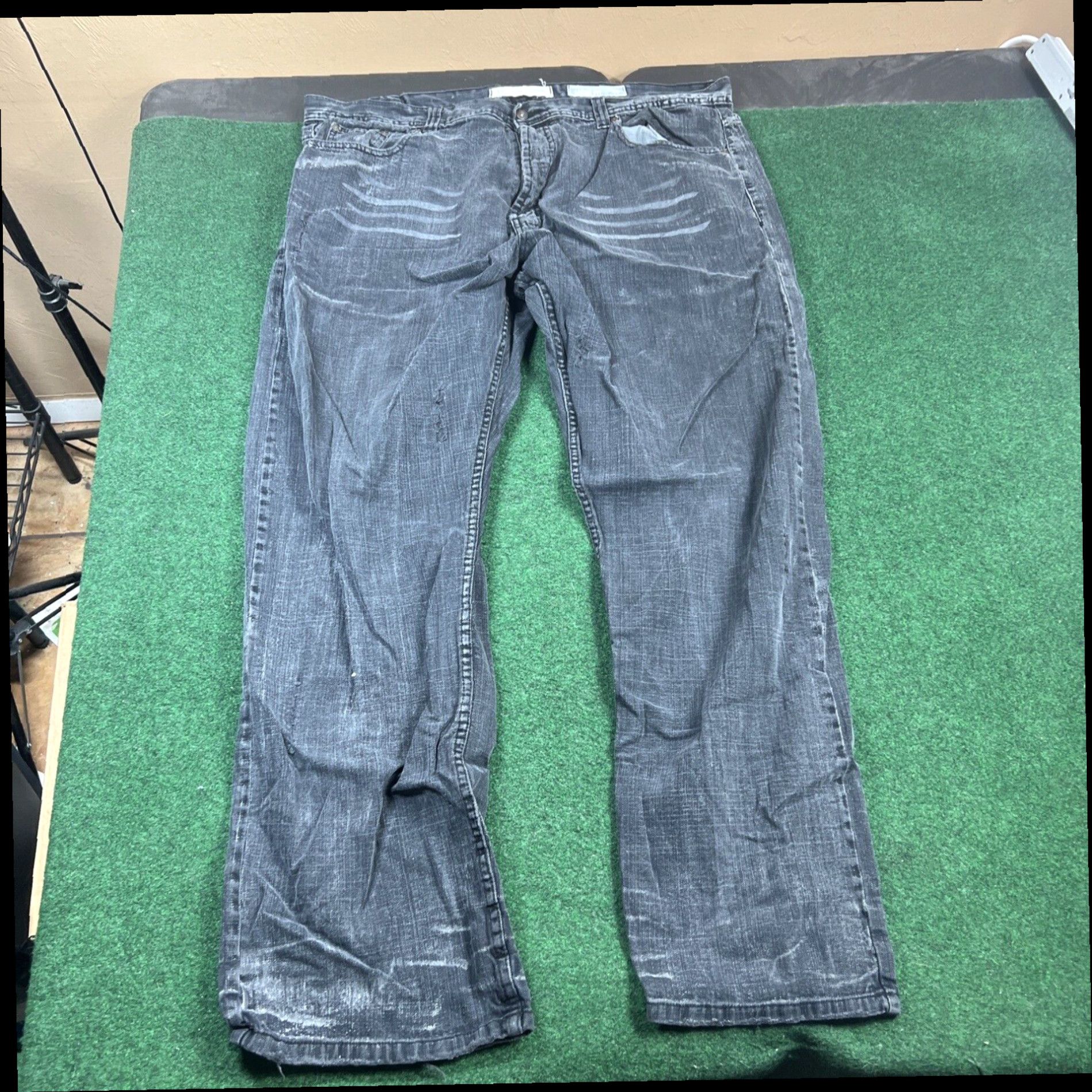 Jordan Brand Jordan Craig Collins Jeans Mens 44x30 ) Black Stretch Size US 44 / EU 60 - 1 Thumbnail
