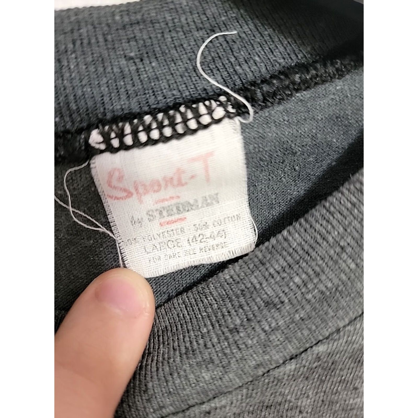 Harley Davidson VINTAGE Harley Davidson Sport-T Shirt Gray Large Men Short Sleeve Crew Neck Motorcyle Biker 80s Size US L / EU 52-54 / 3 - 2 Thumbnail
