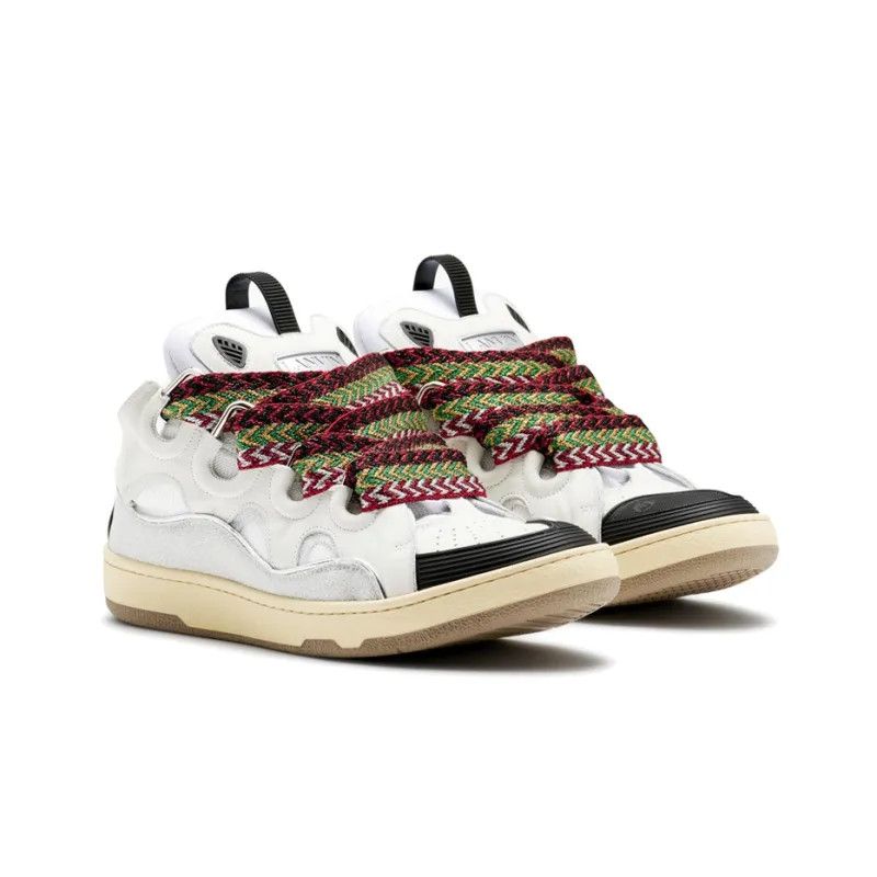 Lanvin o1w1db11124 Curb Low Top Sneakers in Multicolor Size US 9 / EU 42 - 2 Thumbnail