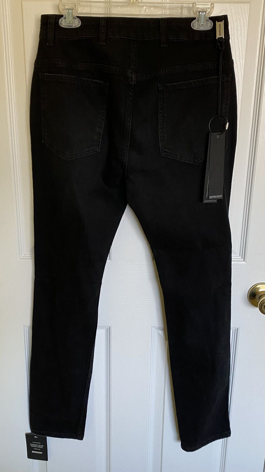 Represent Clo. Represent Clo R1 Destroyer Black Denim Jeans Size 32 Size US 32 / EU 48 - 4 Thumbnail