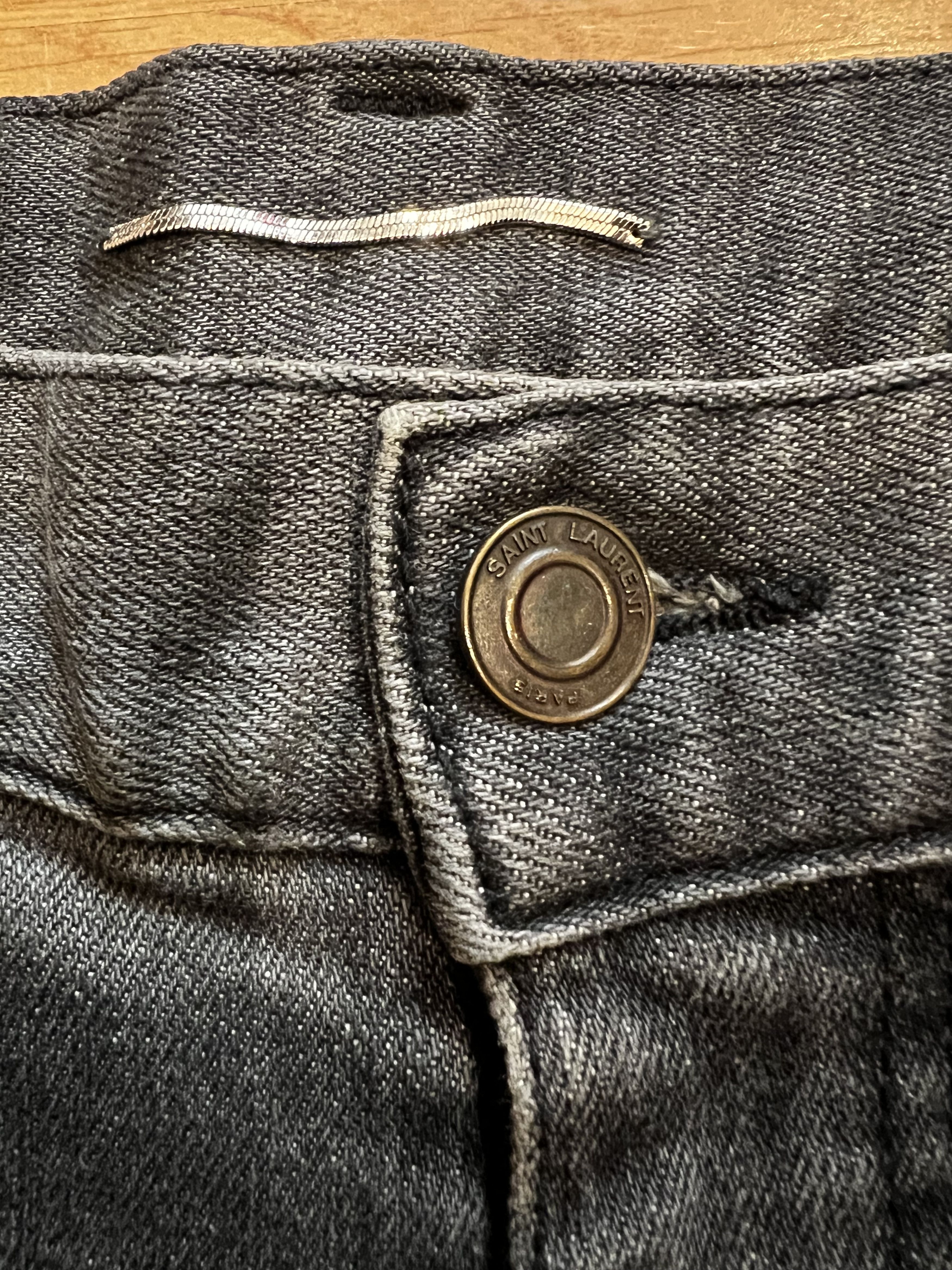 Saint Laurent Paris Saint Laurent Skinny Jeans D02 2013 Grey Size US 29 - 8 Thumbnail