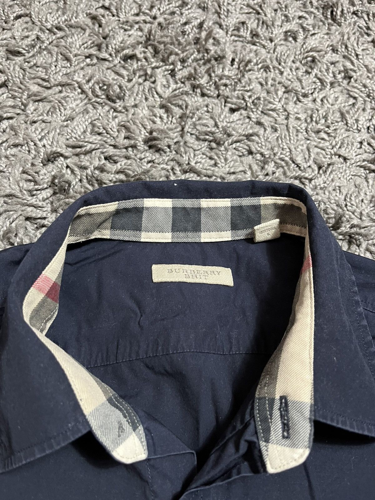 Burberry BURBERRY BRIT NOVA CHECK BUTTON UP SHIRT LONGSLEEVE Size US L / EU 52-54 / 3 - 3 Thumbnail