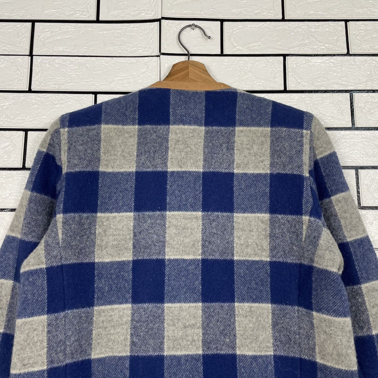 Courreges Courreges Paris Wool Tartan Jacket Size M / US 6-8 / IT 42-44 - 8 Thumbnail