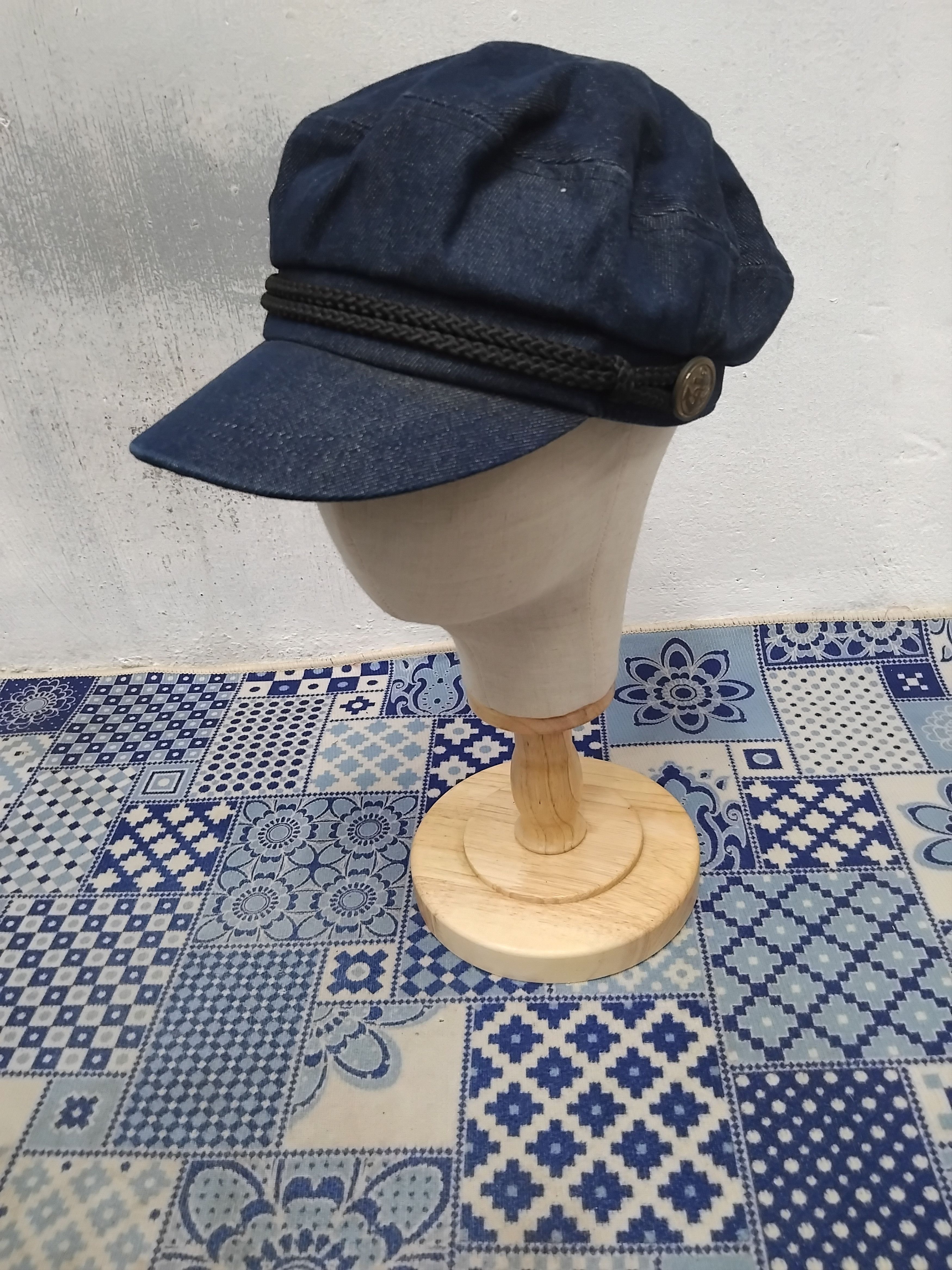 PPFM 💥Earth music & ecology blue colour captain cap Size ONE SIZE - 1 Thumbnail