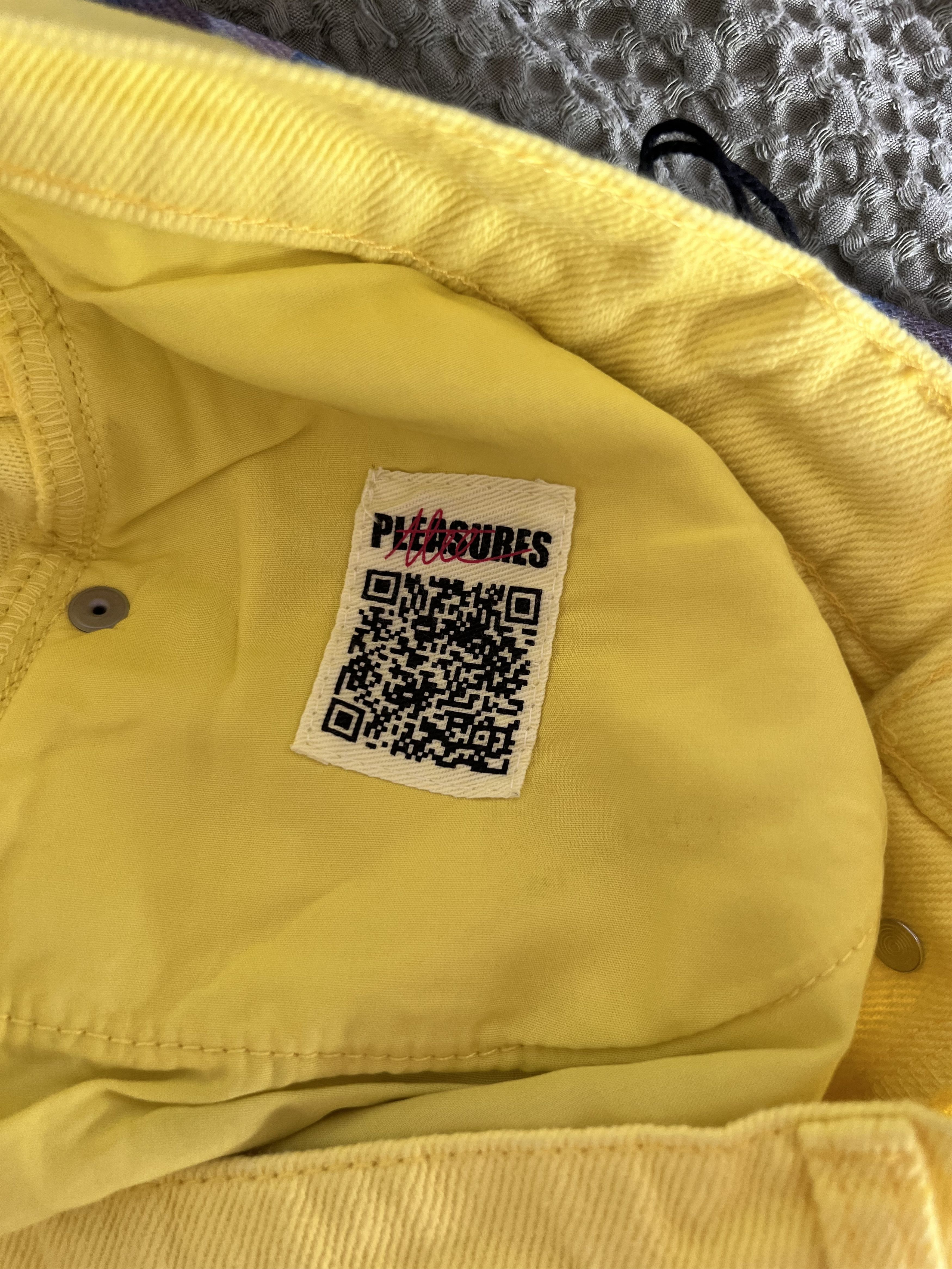 Pleasures Pleasures Austin Lee Human Eye Baggy Jeans in Yellow Size US 34 / EU 50 - 11 Thumbnail