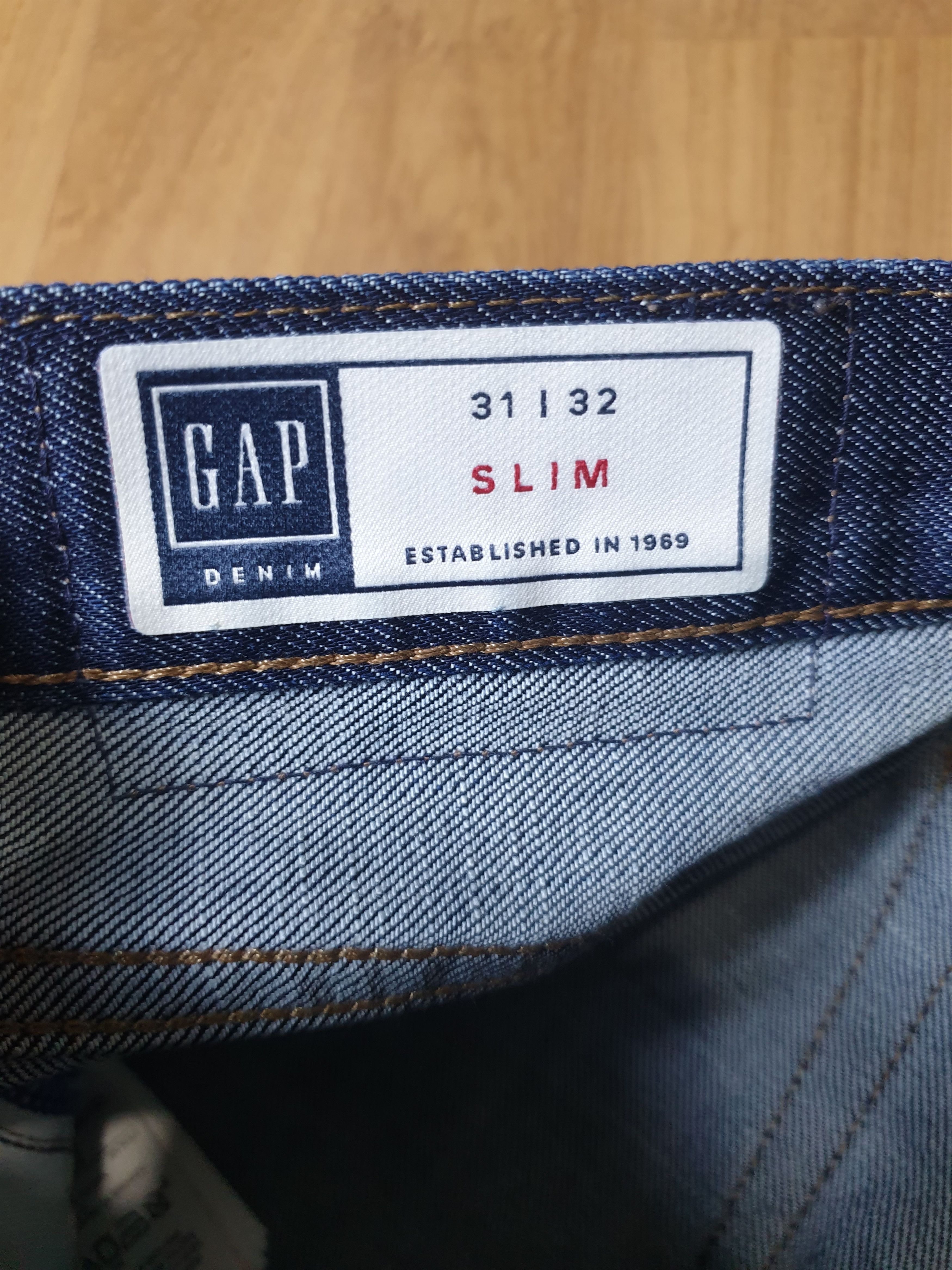 Gap GAP Slim Fit blue denim jeans Size US 31 - 5 Thumbnail