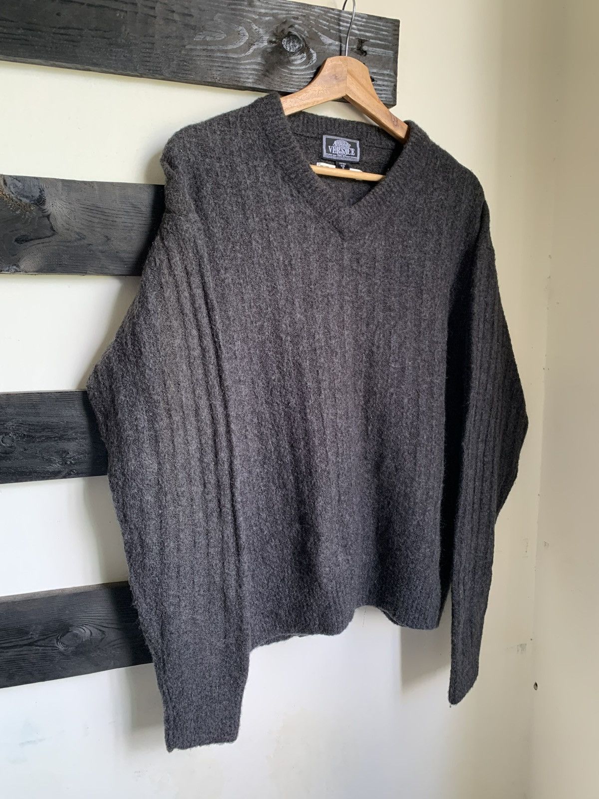 Versace Vintage Alfredo versace Wool Sweater Size US M / EU 48-50 / 2 - 1 Thumbnail