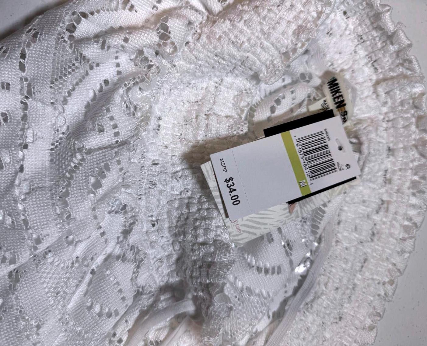 Other Chic White Lace Palazzo Pants Coverup,Size M Size ONE SIZE - 3 Thumbnail