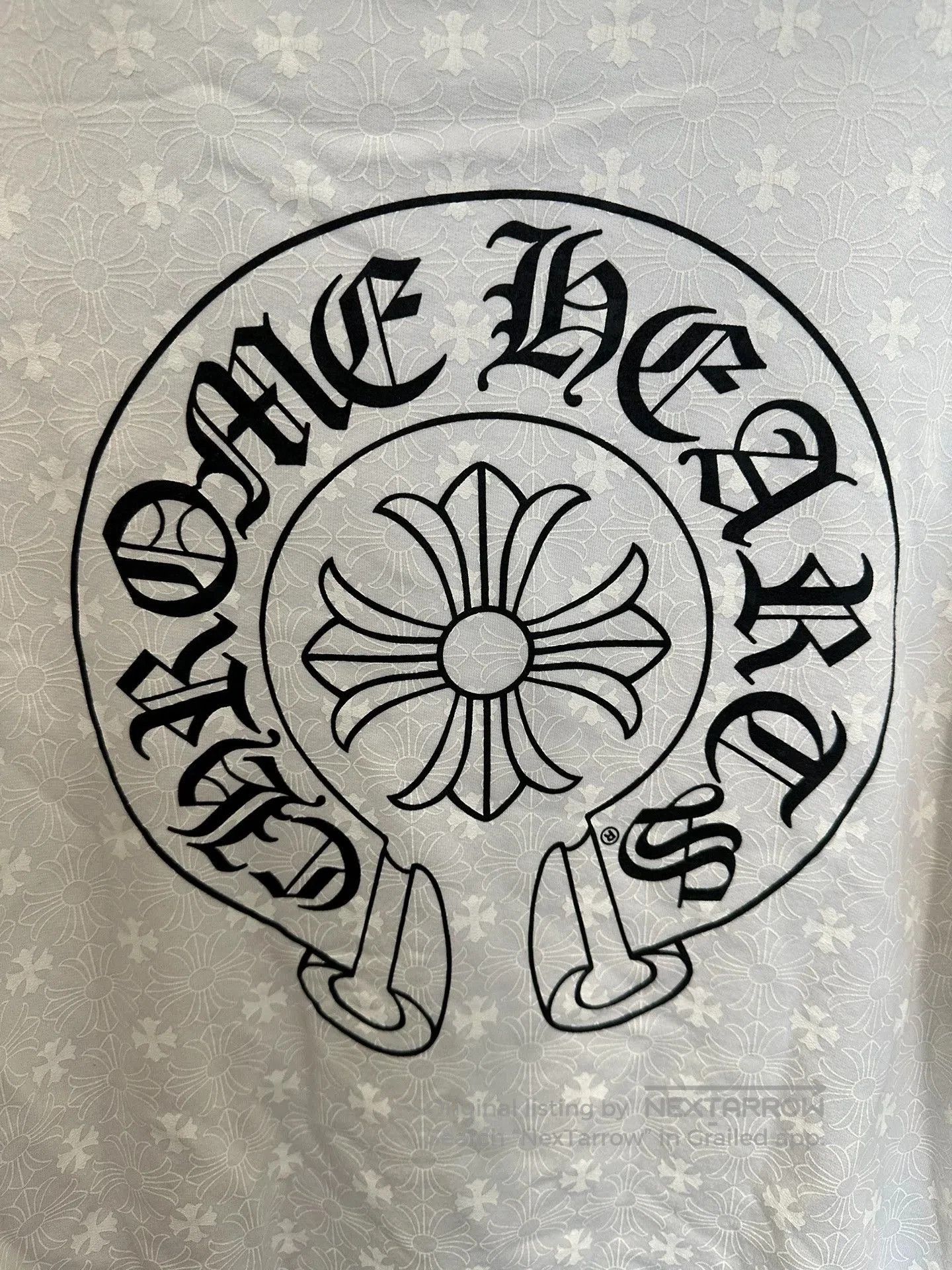Chrome Hearts chrome hearts white zipper hoodie with design. Size US L / EU 52-54 / 3 - 4 Thumbnail