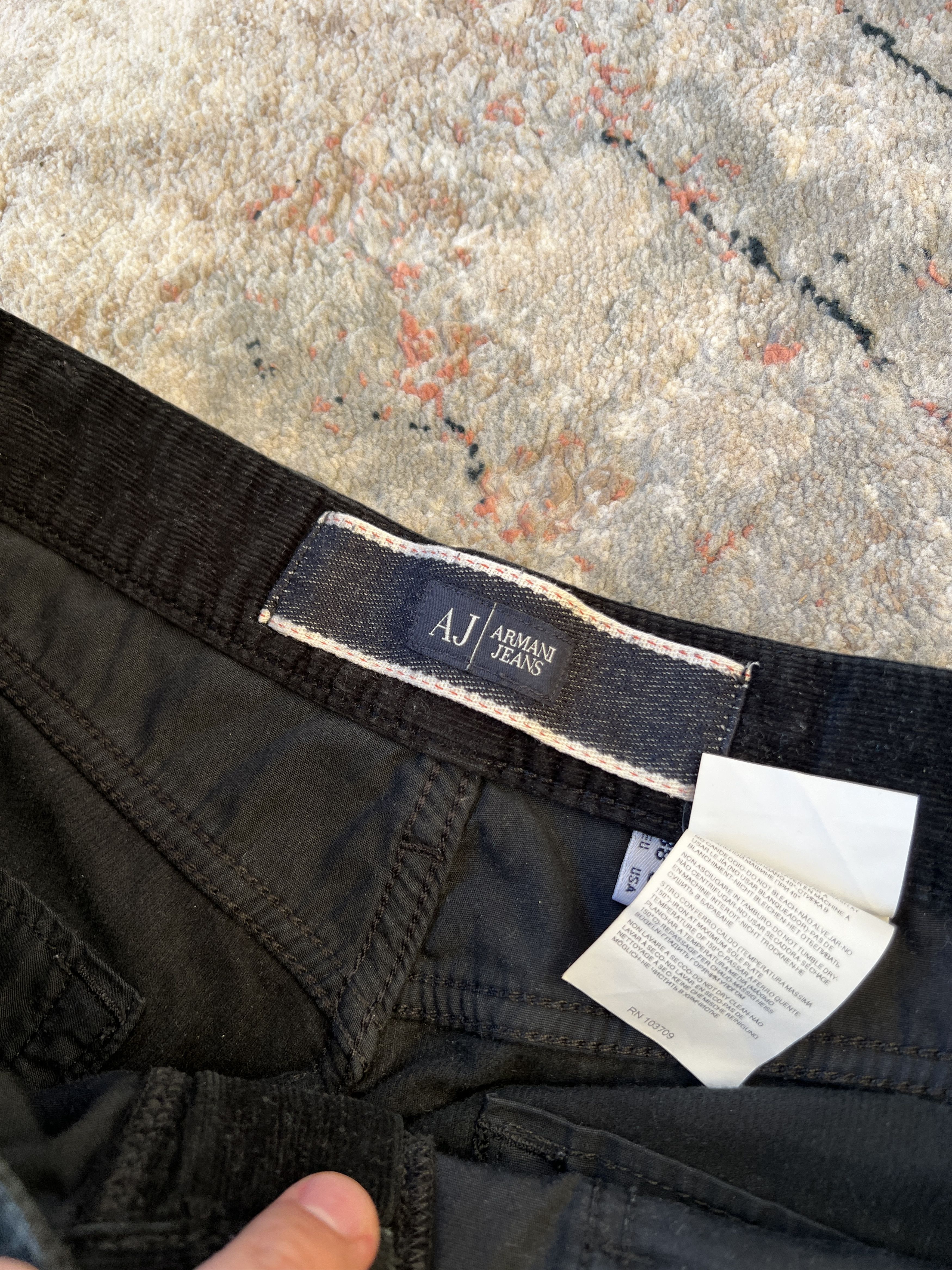 Armani Armani Jeans Vintage Velvet pants Size US 36 / EU 52 - 4 Thumbnail