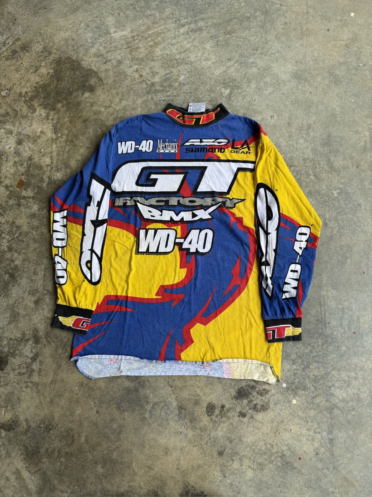 Vintage *RARE* VINTAGE 90s 00s Y2K AXO RACING BMX BIKER JERSEY SPORT Size US S / EU 44-46 / 1 - 1 Thumbnail