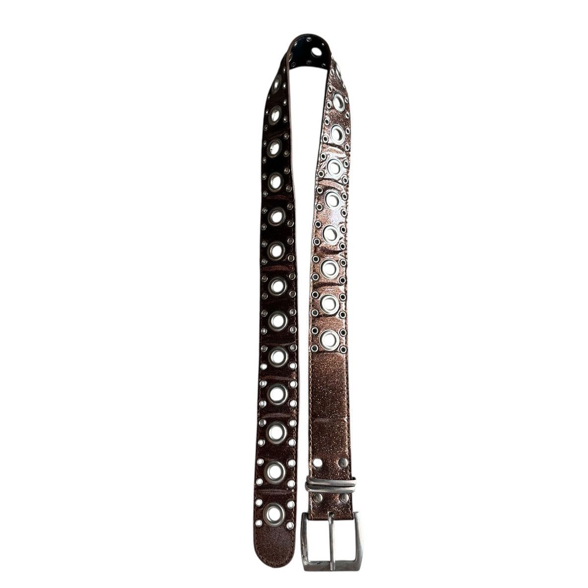 Japanese Brand Japanese Y2k Glitter Studded Prong Belt Size 30 - 3 Thumbnail