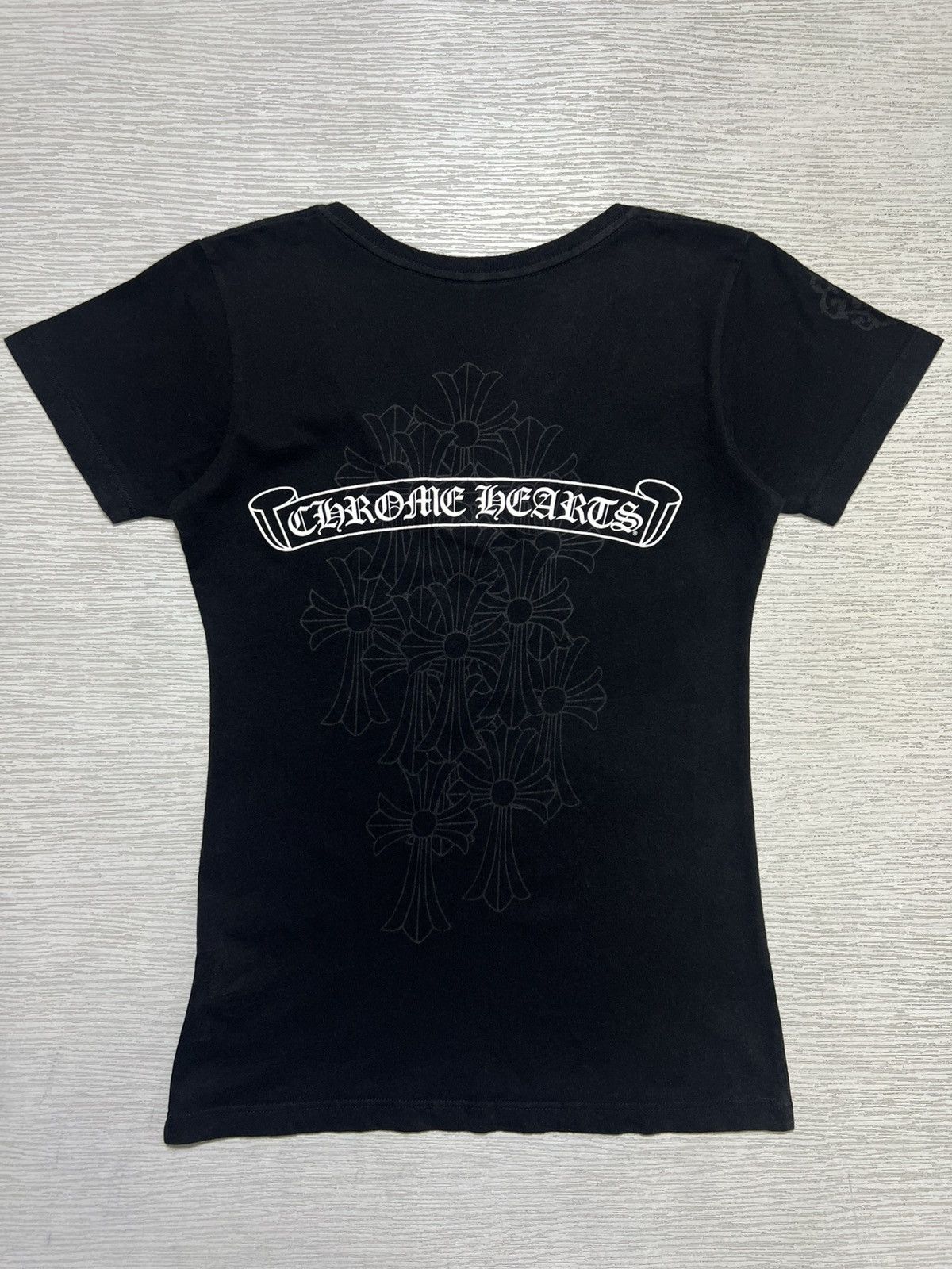 Chrome Hearts Chrome Hearts V Neck Short Sleeve Tee | Grailed
