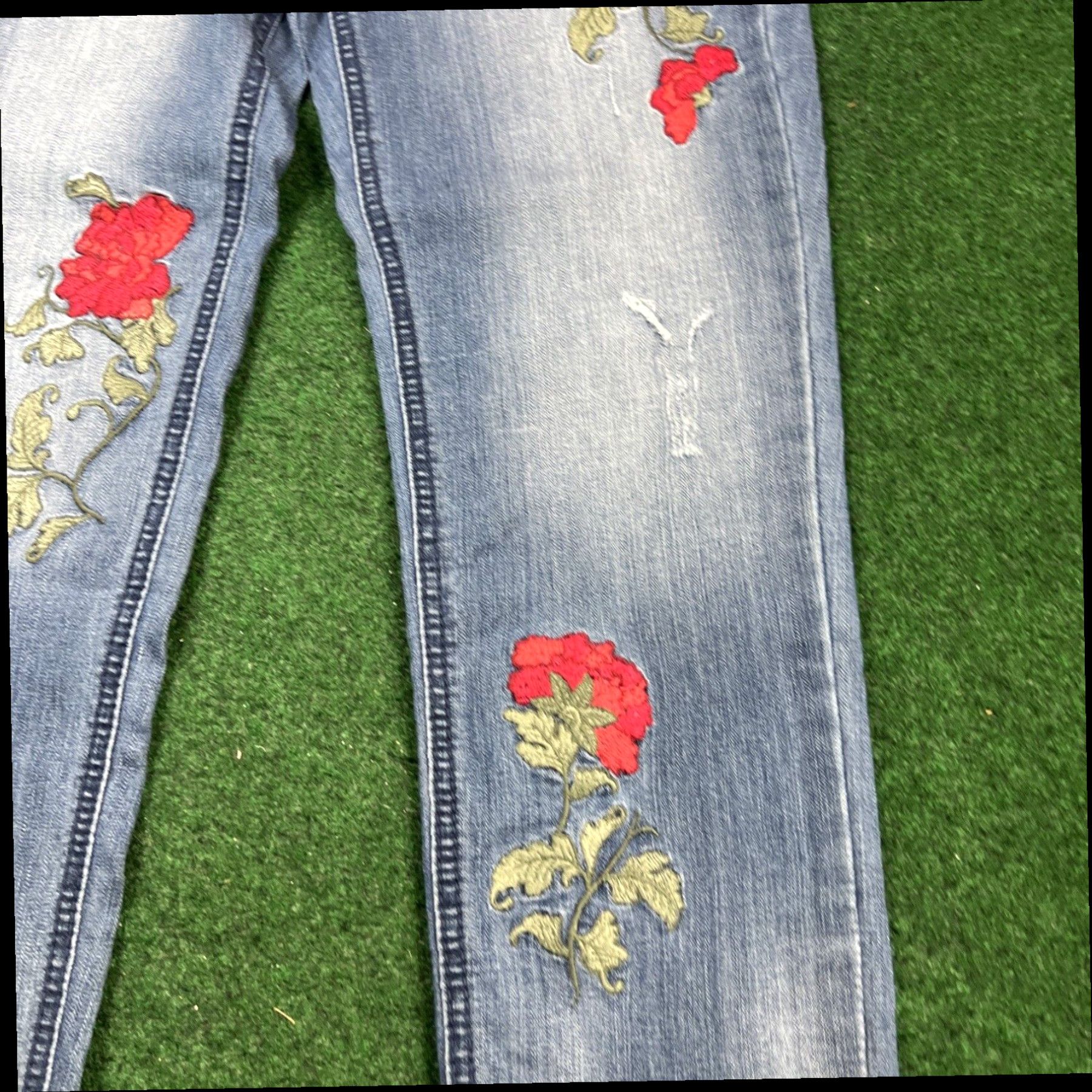 Vintage Code Bleu Gracie Bestie Jean Women's Size 8P Blue Cotton Denim Jeans 31x26 Size 30" / US 8 / IT 44 - 2 Thumbnail