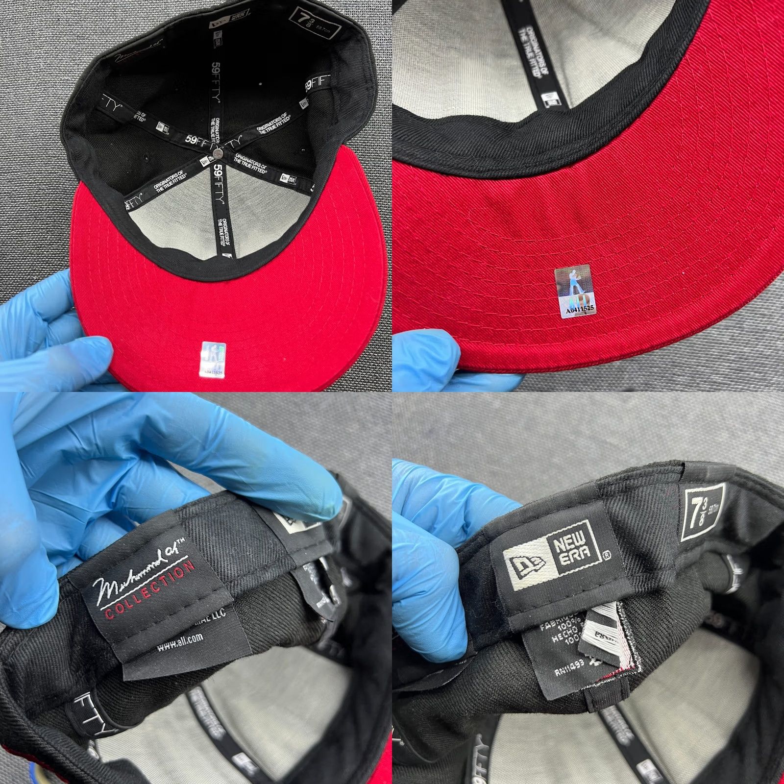 New Era Muhammad Ali x New Era Cap 7 3/8 Fitted Snapback Hat Black Red Boxing Hat Unisex Adults Snapback Adjustable | 7 3/8 | Multicolor Size ONE SIZE - 8 Thumbnail