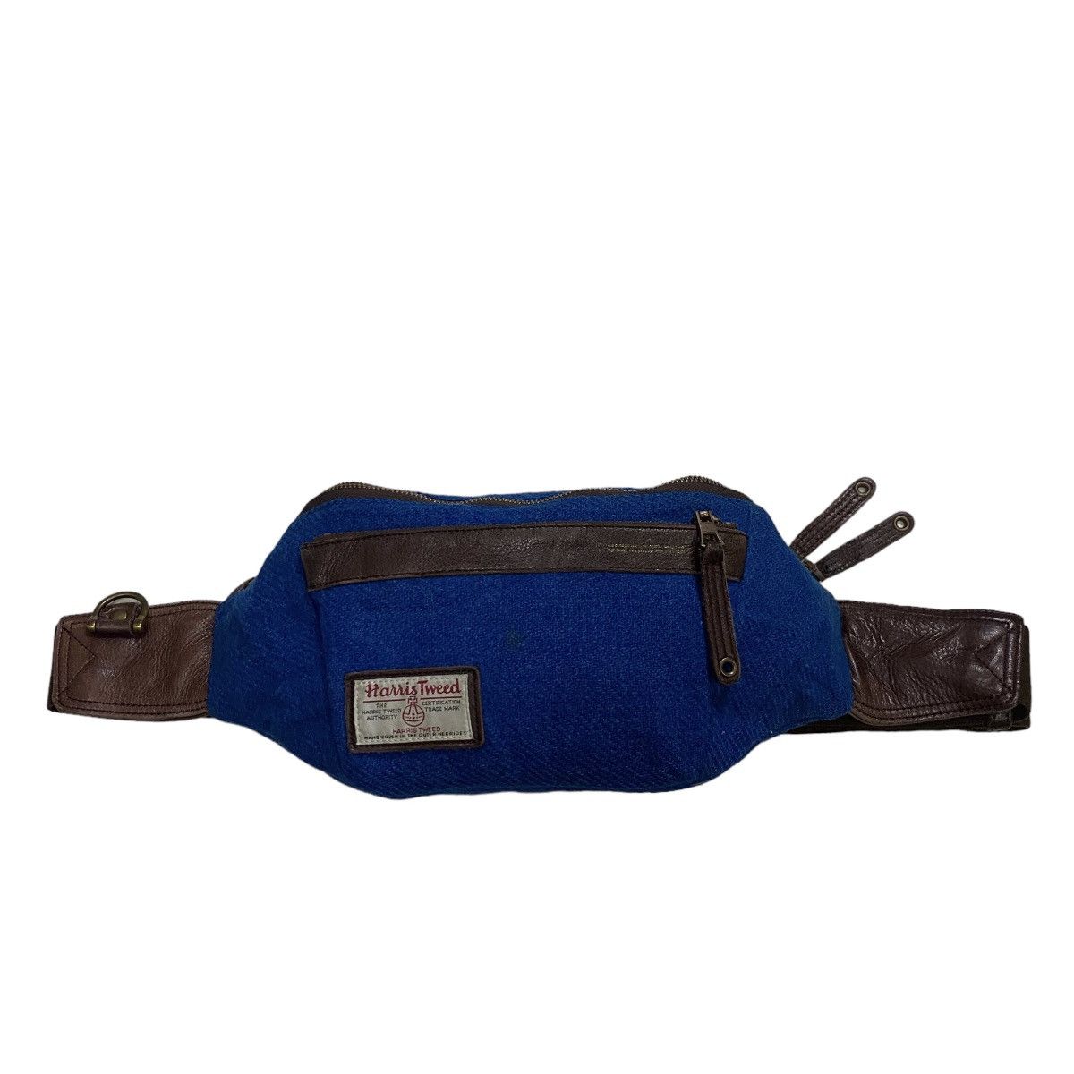 Masterpiece X Harris Tweed cross body/waist bag wool