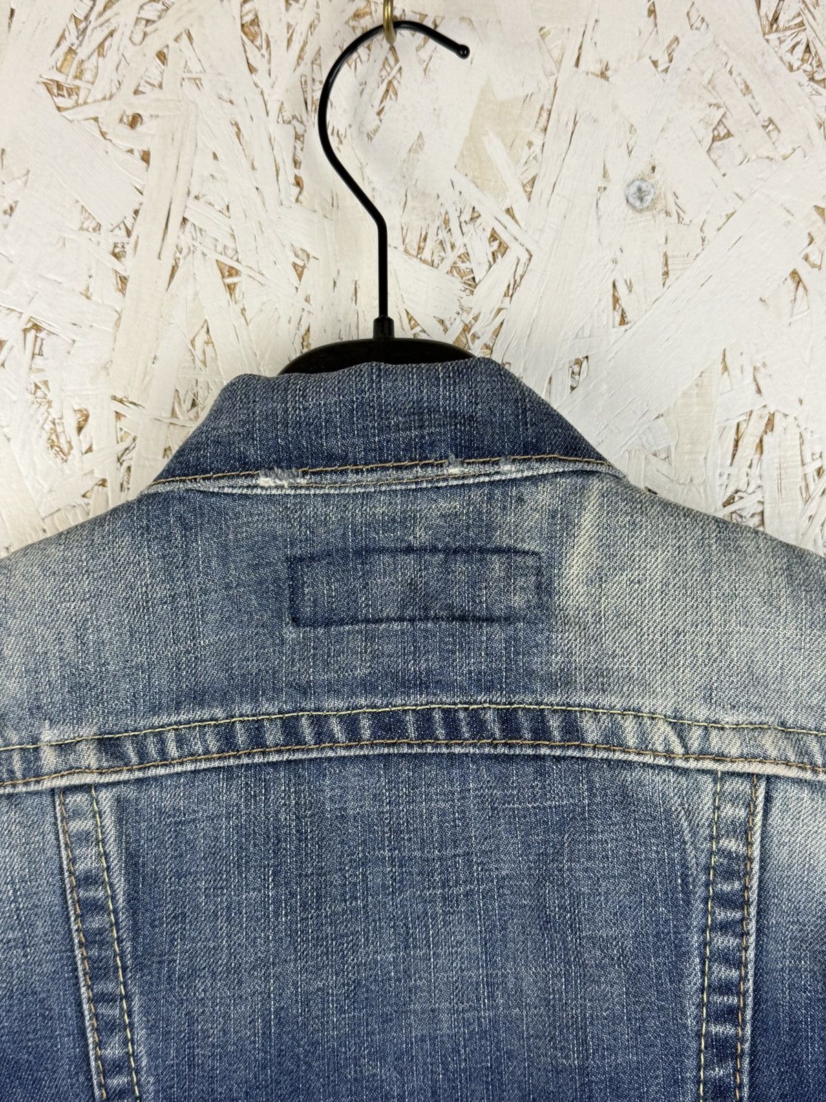 Dsquared2 00s Vintage Dsquared2 Archive Denim Jacket Blue Size ~M Size M / US 6-8 / IT 42-44 - 7 Thumbnail