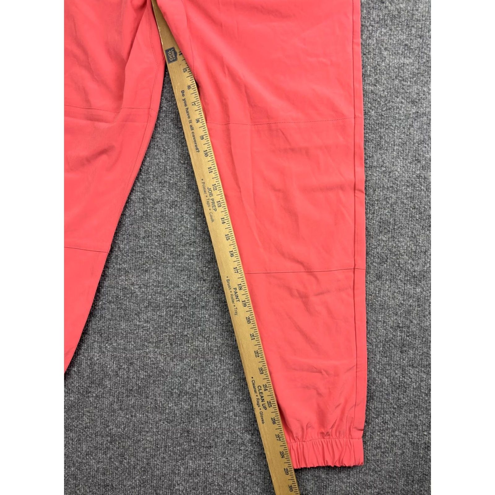 Pinko FLAG NOR FAIL Jogger Pants Mens Small 30x29 Pink Lightweight Pockets Front Zip Pocket Athletic Skinny Fit 86% Polyester 14% Spandex Size US 29 - 5 Thumbnail