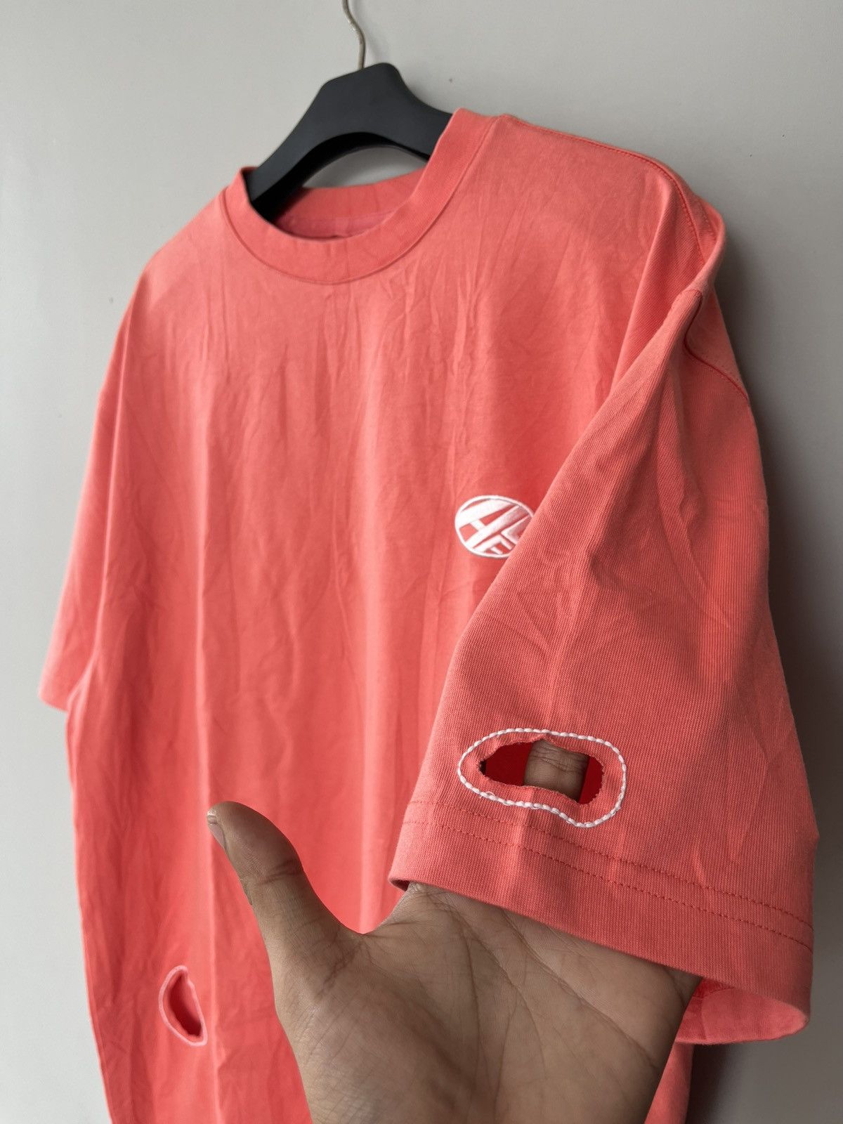 Ader Error SS2022 Ader Error Distressed Sawn Hole Model T-Shirt Size US L / EU 52-54 / 3 - 5 Thumbnail