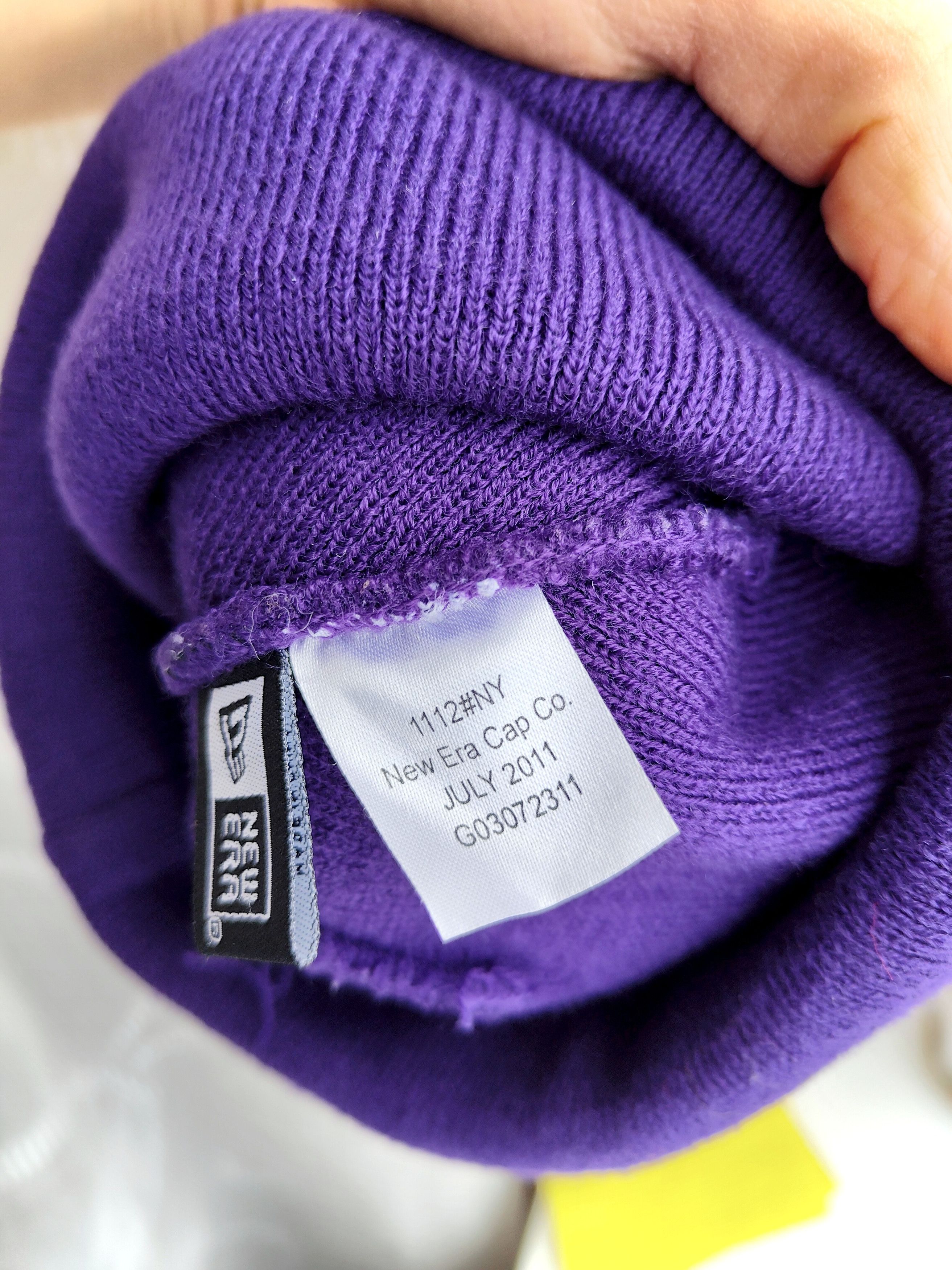 New Era Vintage Y2K Mishka New Era Beanie Pom Pom Hat Cyrillic Logo Size ONE SIZE - 8 Thumbnail