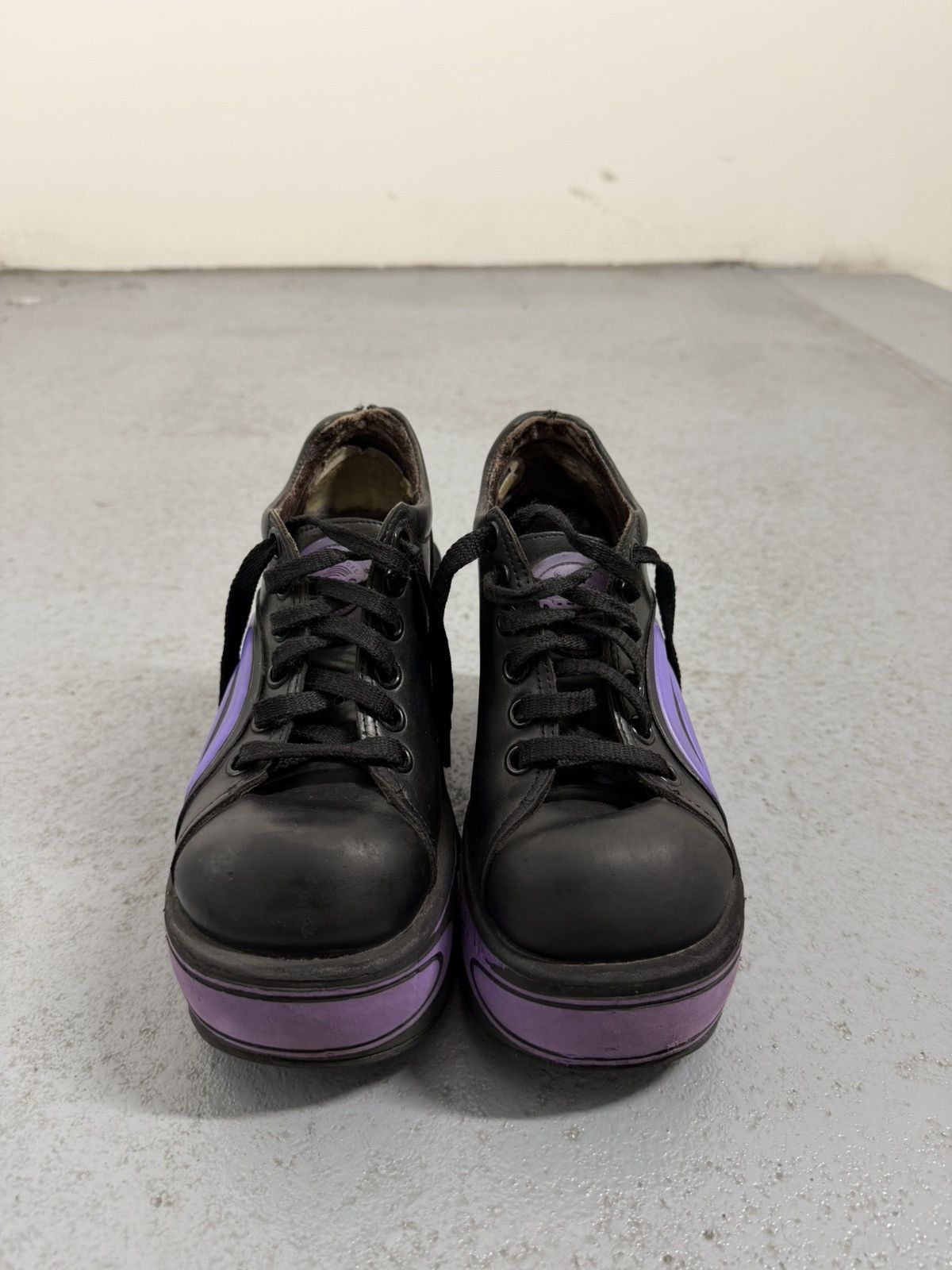 Other Destroy 90s Punk Rave Ankle Platform Boots Size US 7.5 / IT 37.5 - 2 Thumbnail