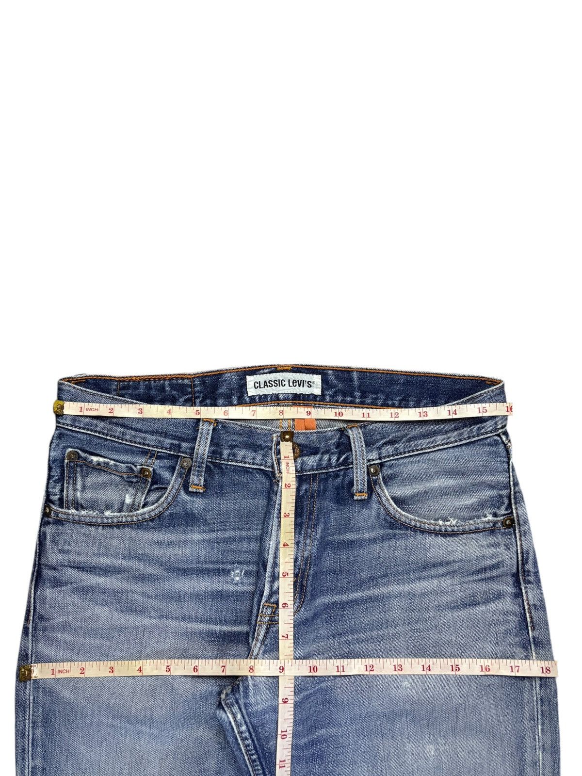 Levi's Vintage 90s Levis 502 Faded Wash Distressed Loose Jeans Size US 32 / EU 48 - 12 Thumbnail
