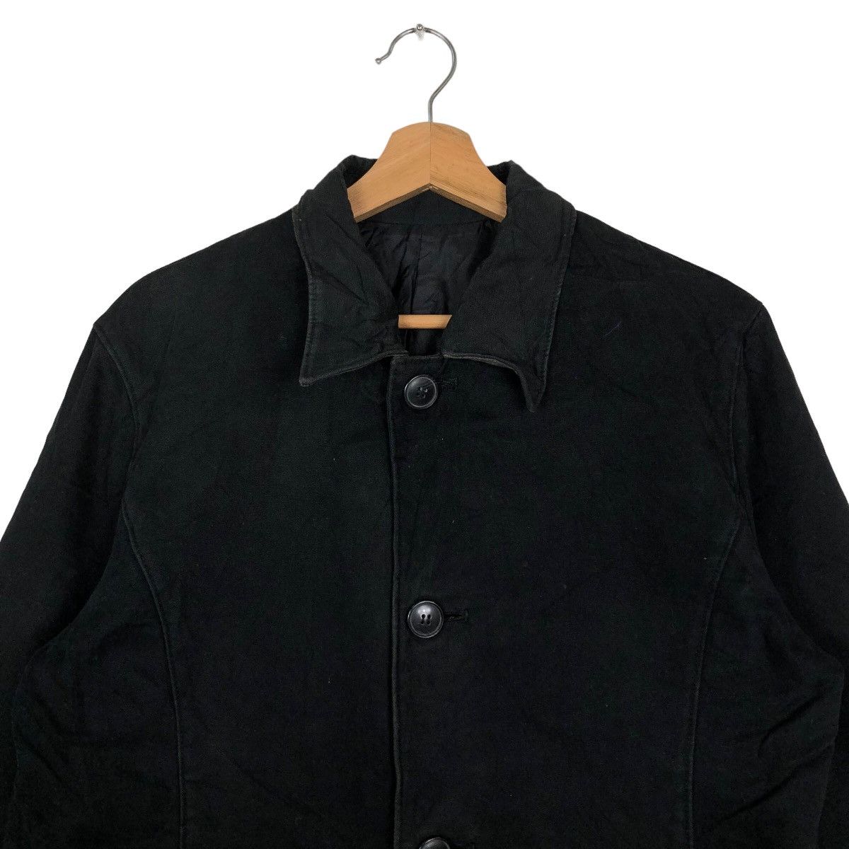 Hysteric Glamour 🔥Rich Black - Long Coats Jacket PPFM Japan Made Size US L / EU 52-54 / 3 - 3 Thumbnail