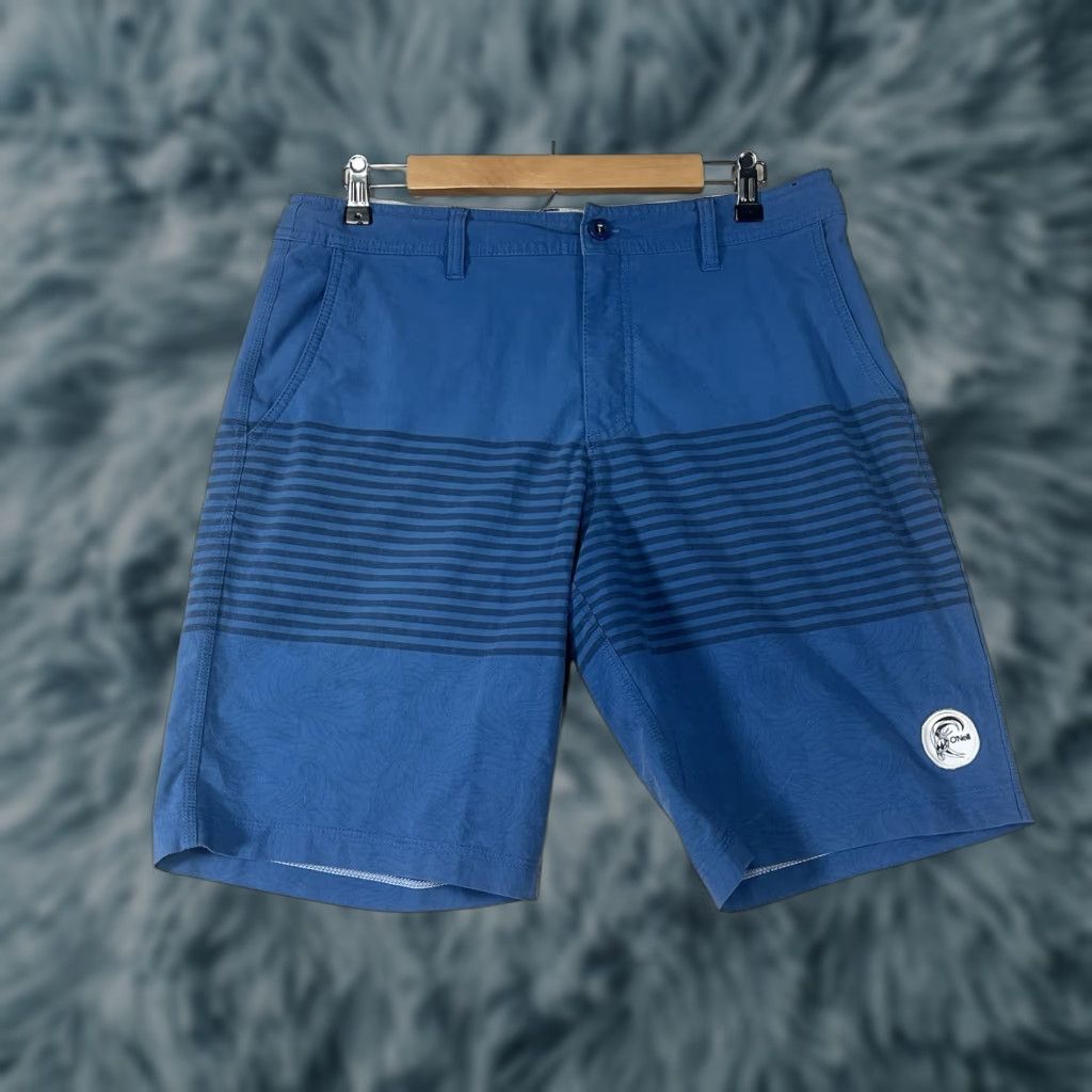 O'Neill O'Neill Shorts Blue Stripe Hybrid Walk Chino Golf Casual Beach Men’s 32 Size US 32 / EU 48 - 1 Thumbnail