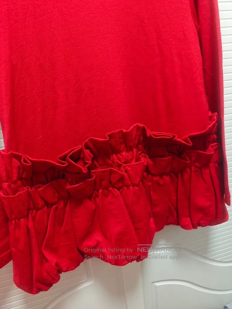 Comme des Garcons Comme Des Garcons Long Sleeve Top with Peplum Hem, Full Wo Size S / US 4 / IT 40 - 5 Thumbnail