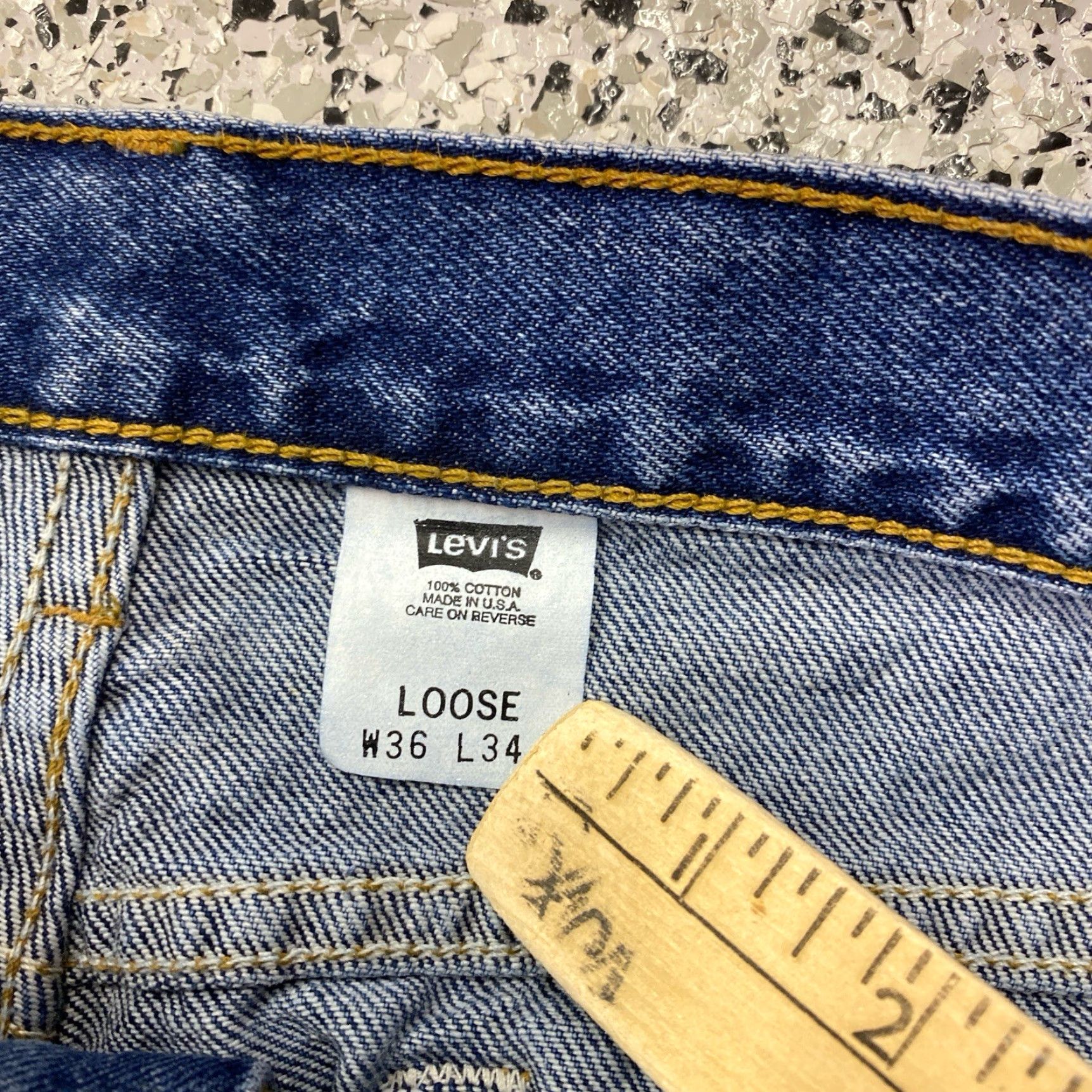 Levi's VINTAGE Levi's 545 Jeans Loose Fit Straight Leg 100% Cotton Denim Men 34x34 Blue Size US 34 / EU 50 - 4 Thumbnail