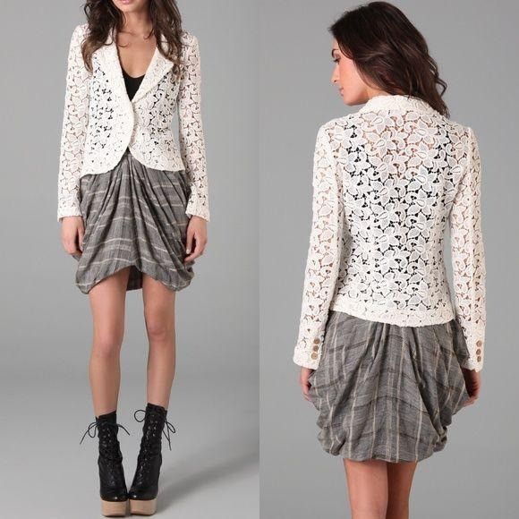 Opening Ceremony Rodarte for Opening Ceremony Lace Blazer Collab Size S / US 4 / IT 40 - 5 Thumbnail