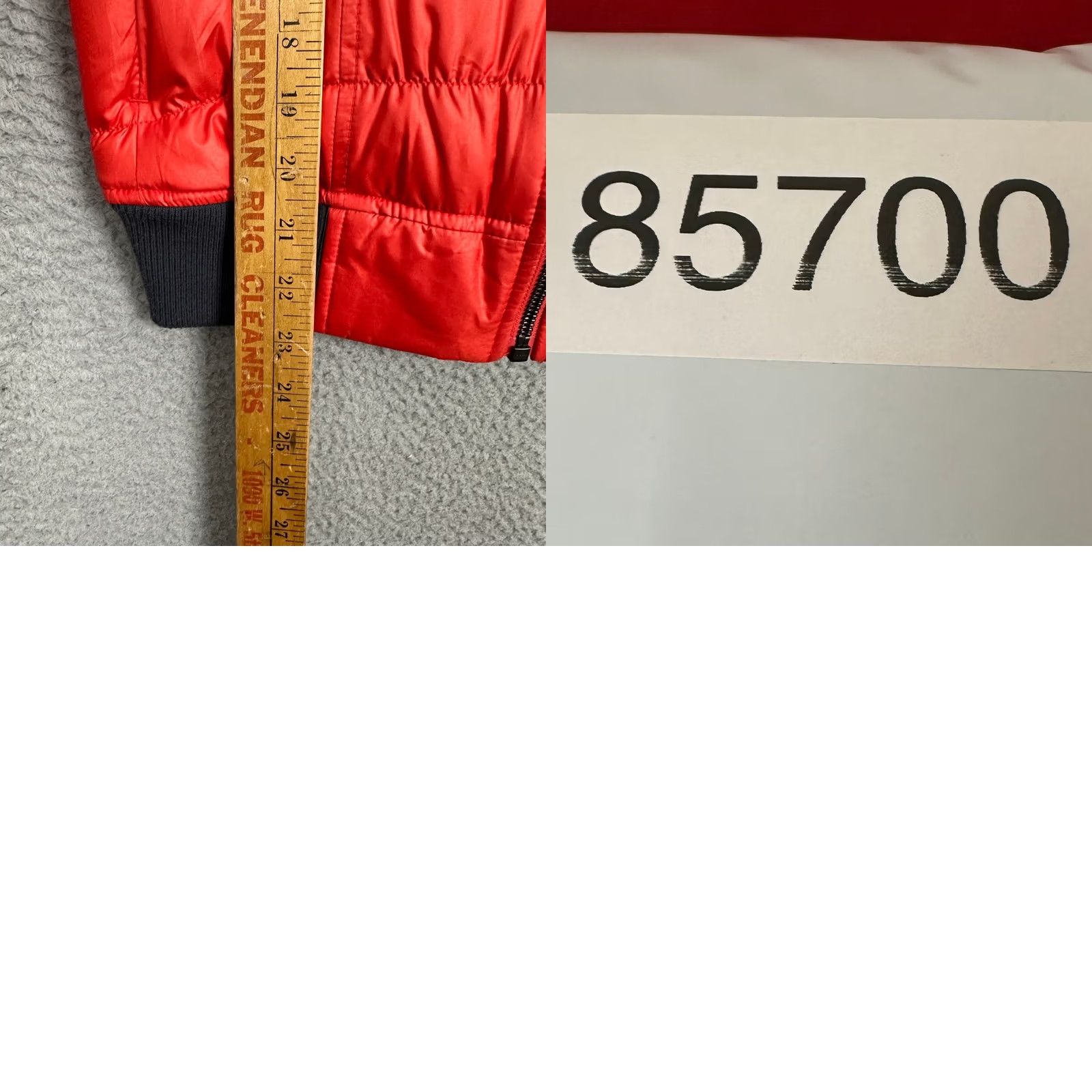 Athleta Athleta Womens XS Jacket Puffer Orange Goose Down Bomber Full Zip Authentic EUC Size XS / US 0-2 / IT 36-38 - 8 Thumbnail