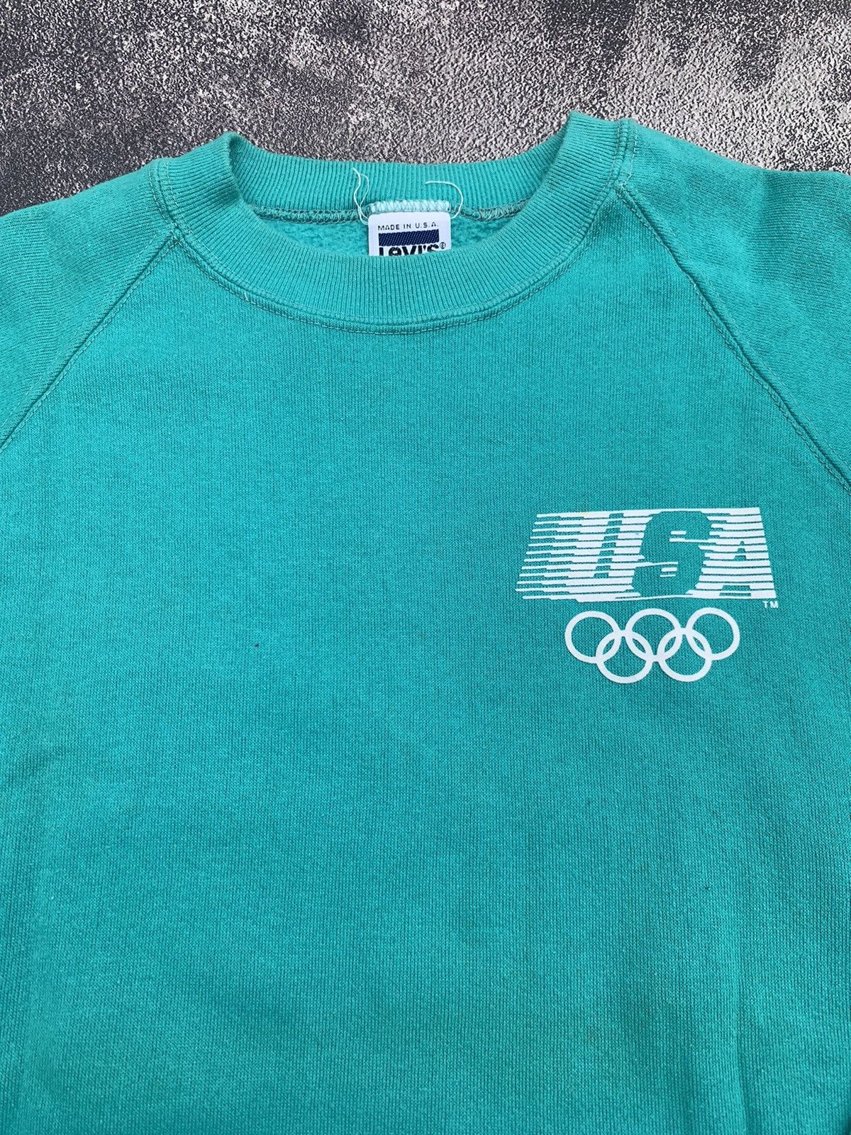 Levi's Vintage Clothing × Other × USA Olympics 80s LEVI'S USA OLYMPICS VINTAGE SWEATSHIRT Size US L / EU 52-54 / 3 - 3 Thumbnail