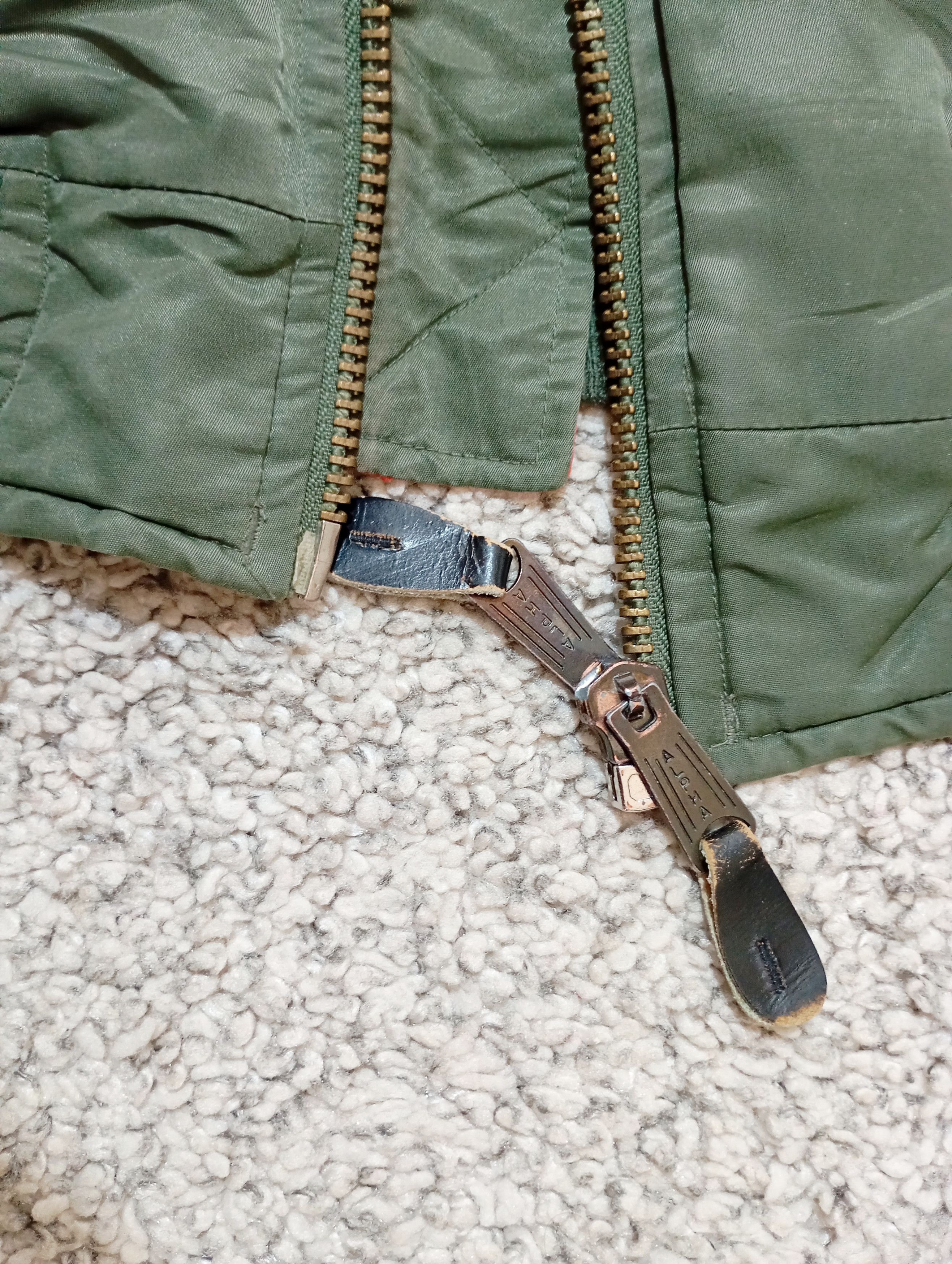Alpha Industries 90s Ma1 Flyer Green Vintage Bomber Alpha L Jacket Oversize Size US L / EU 52-54 / 3 - 11 Thumbnail