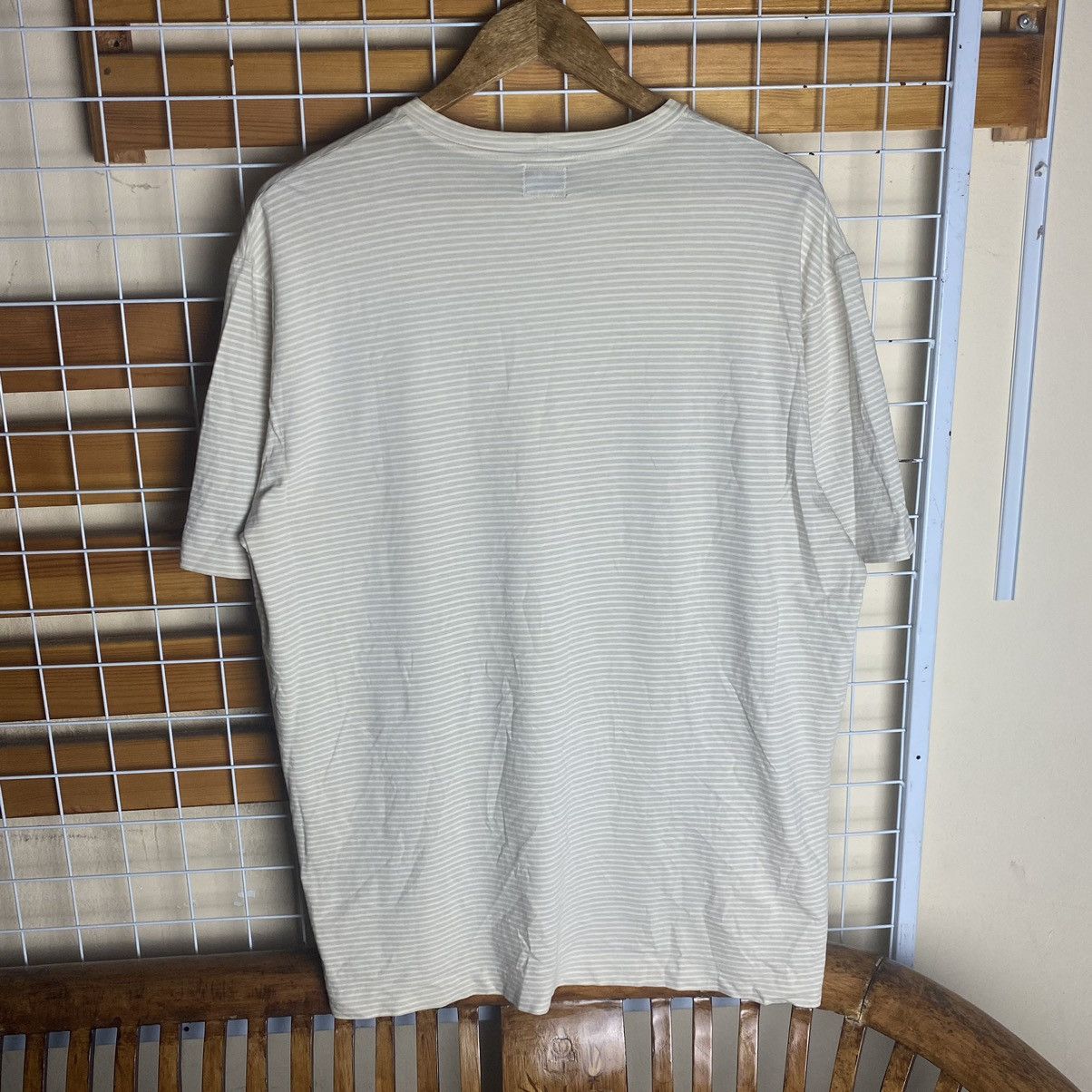 C.P. Company × Massimo Osti VINTAGE C.P. Company Plain Stripe Tee Made In Italy Size US XL / EU 56 / 4 - 2 Thumbnail