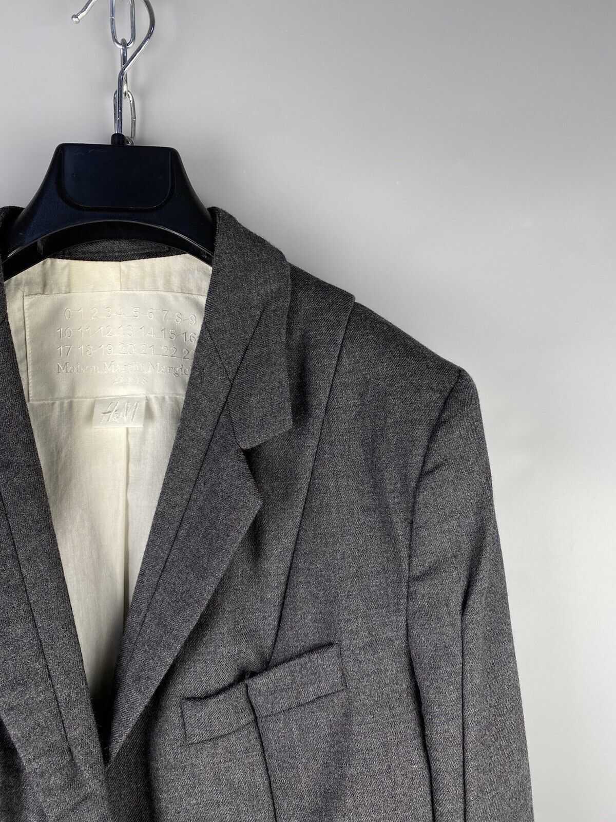 H&M × Maison Margiela Maison Margiela H&M Womens Wool Avant Garde Blazer Jacket Size S / US 4 / IT 40 - 5 Thumbnail
