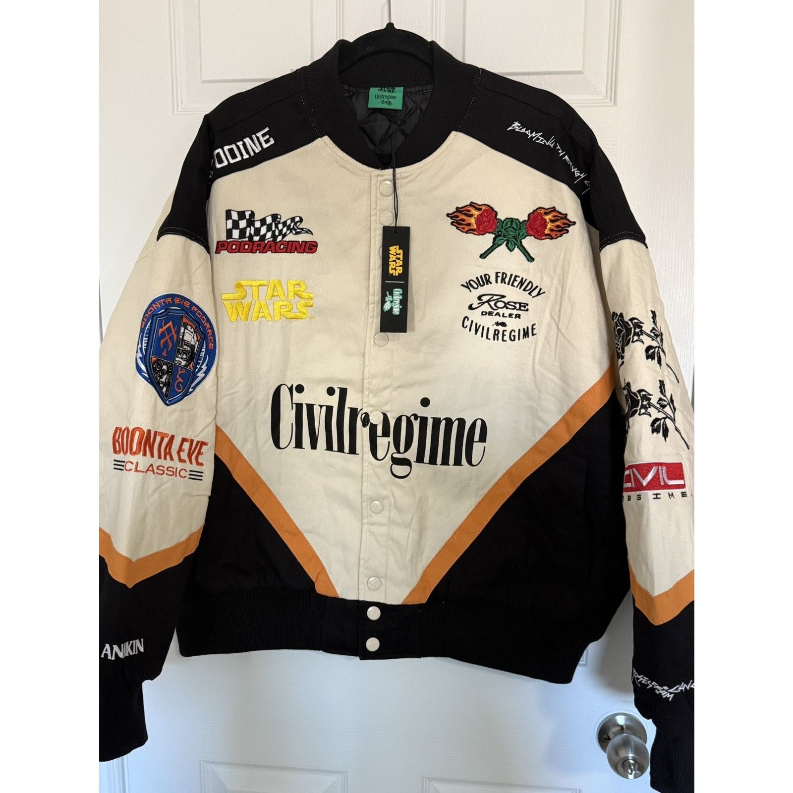 Civil Regime Civil Regime x Star Wars Pod Racing Varsity Bomber Jacket XL Size US XL / EU 56 / 4 - 1 Thumbnail