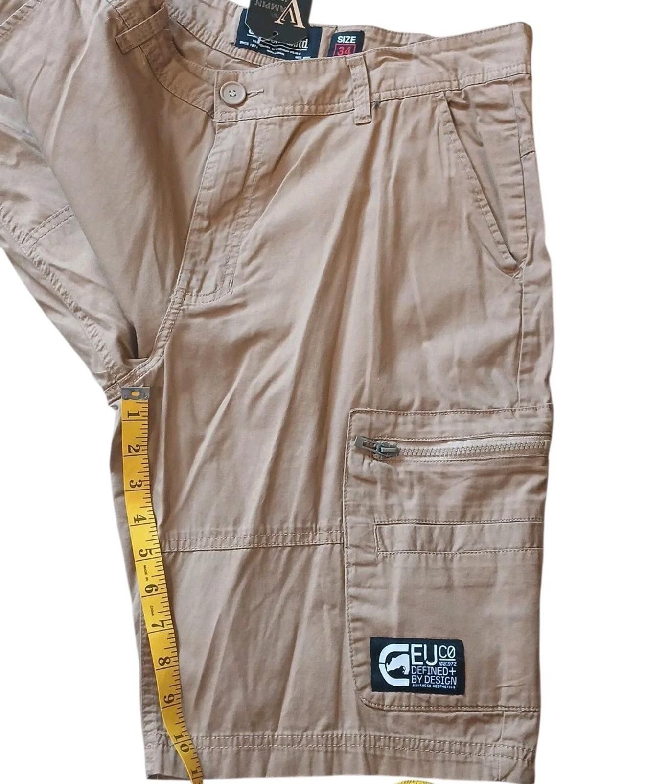 Ecko Unltd. Ecko Unlimited Cargo Khaki Cargo Shorts Men's 34.5x11 Y2K Size US 34 / EU 50 - 4 Thumbnail